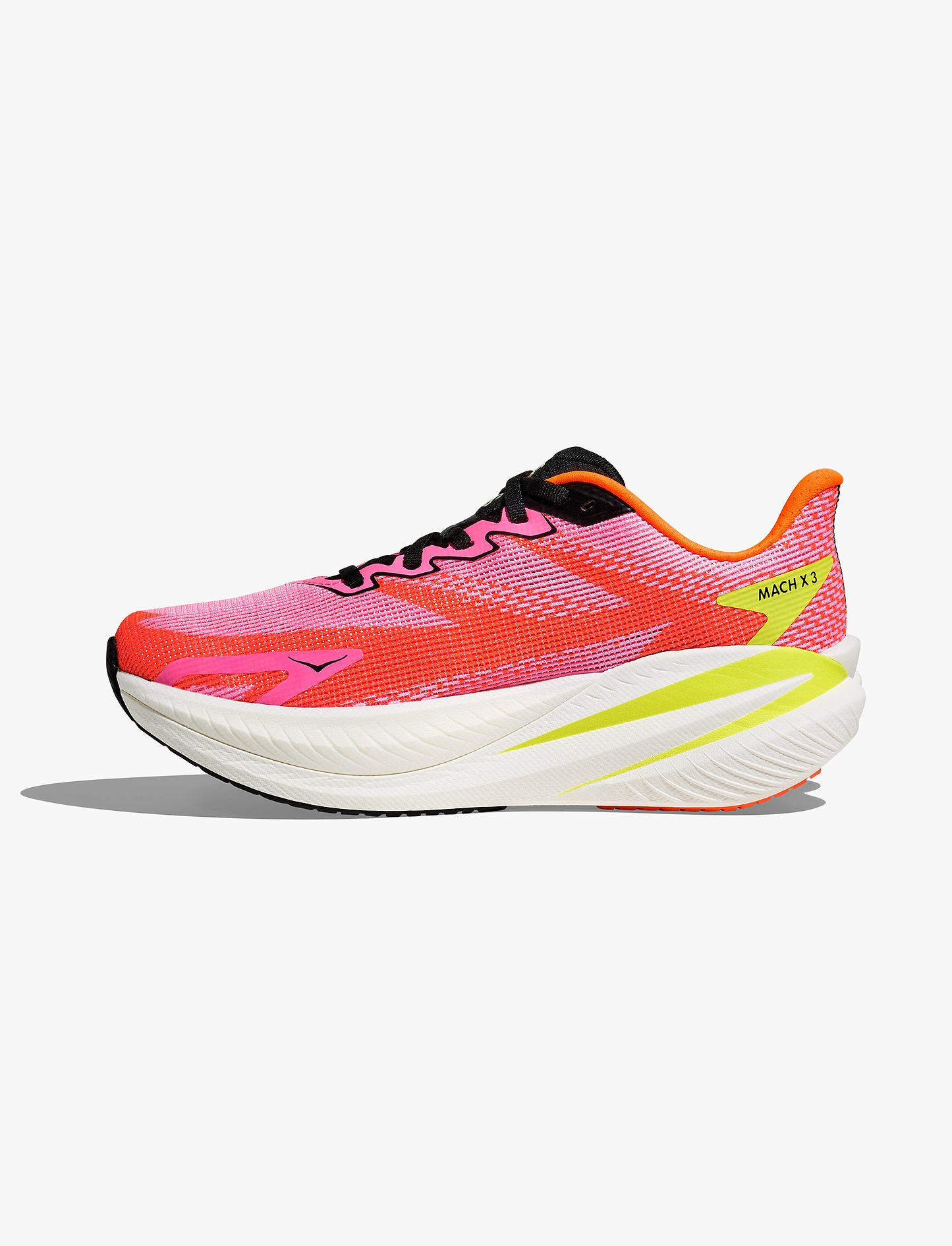 HOKA MACH X 3 - נעלי ספורט לנשים הוקה מאכ איקס בצבע רוז נאון/כתום נאון
