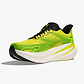 HOKA MACH X 3 Wide - נעלי ספורט לגברים הוקה מאכ איקס 3 רחבות בצבע נאון/נאון ליים