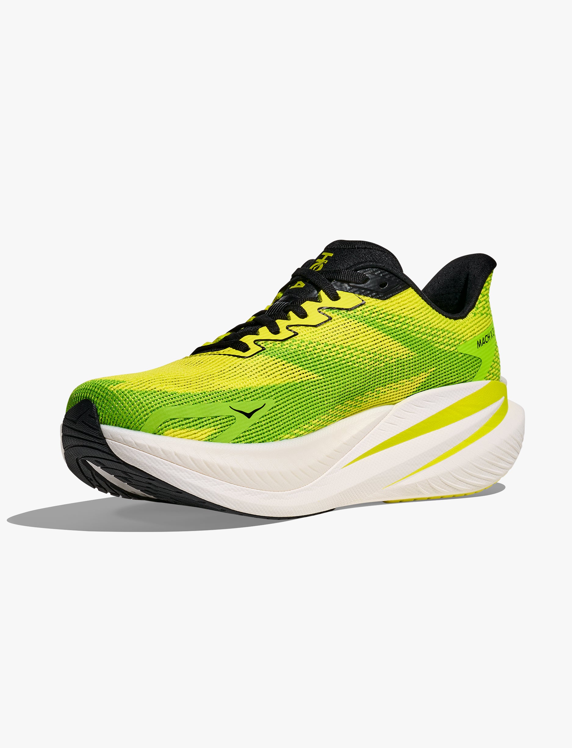 HOKA MACH X 3 Wide - נעלי ספורט לגברים הוקה מאכ איקס 3 רחבות בצבע נאון/נאון ליים