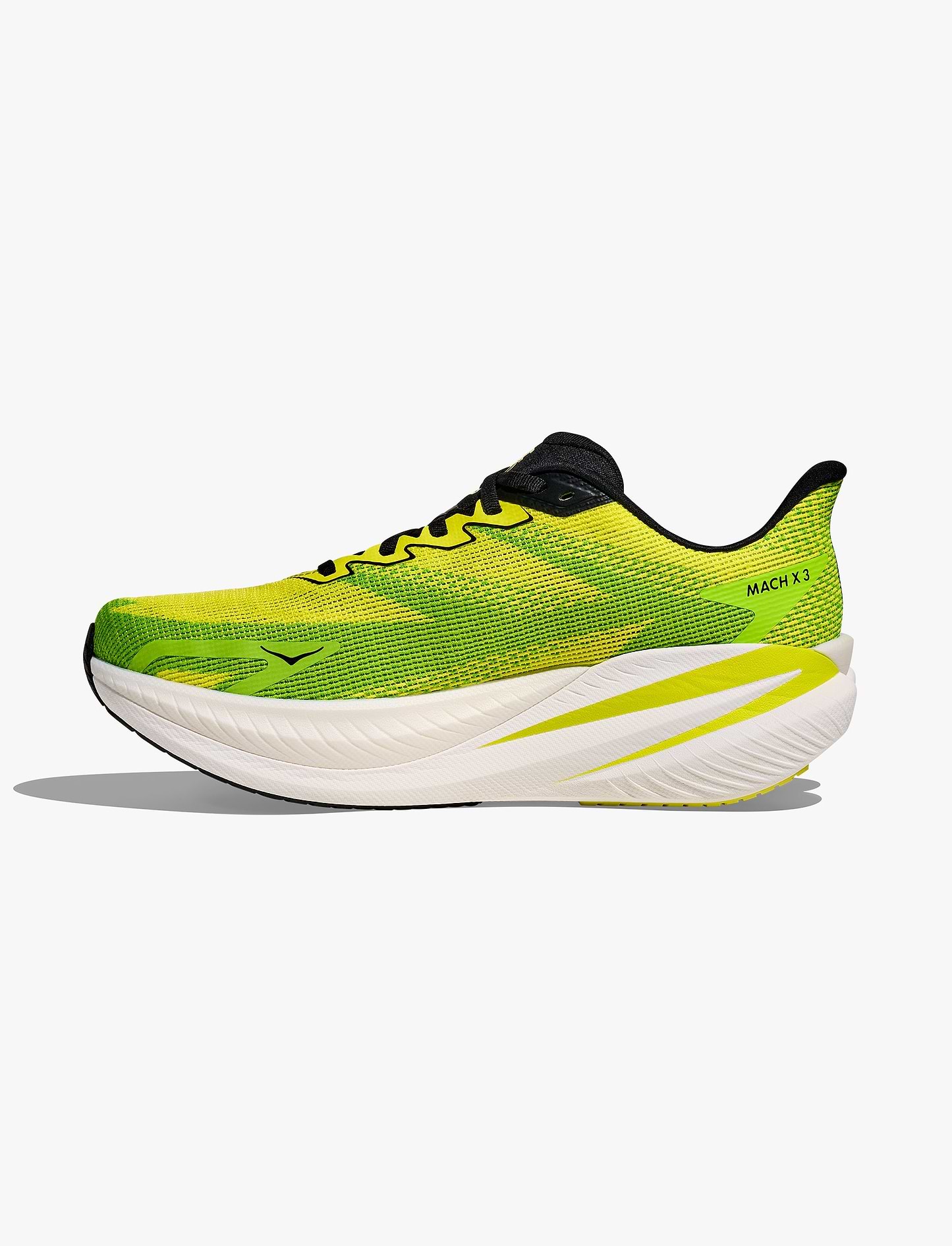 HOKA MACH X 3 Wide - נעלי ספורט לגברים הוקה מאכ איקס 3 רחבות בצבע נאון/נאון ליים