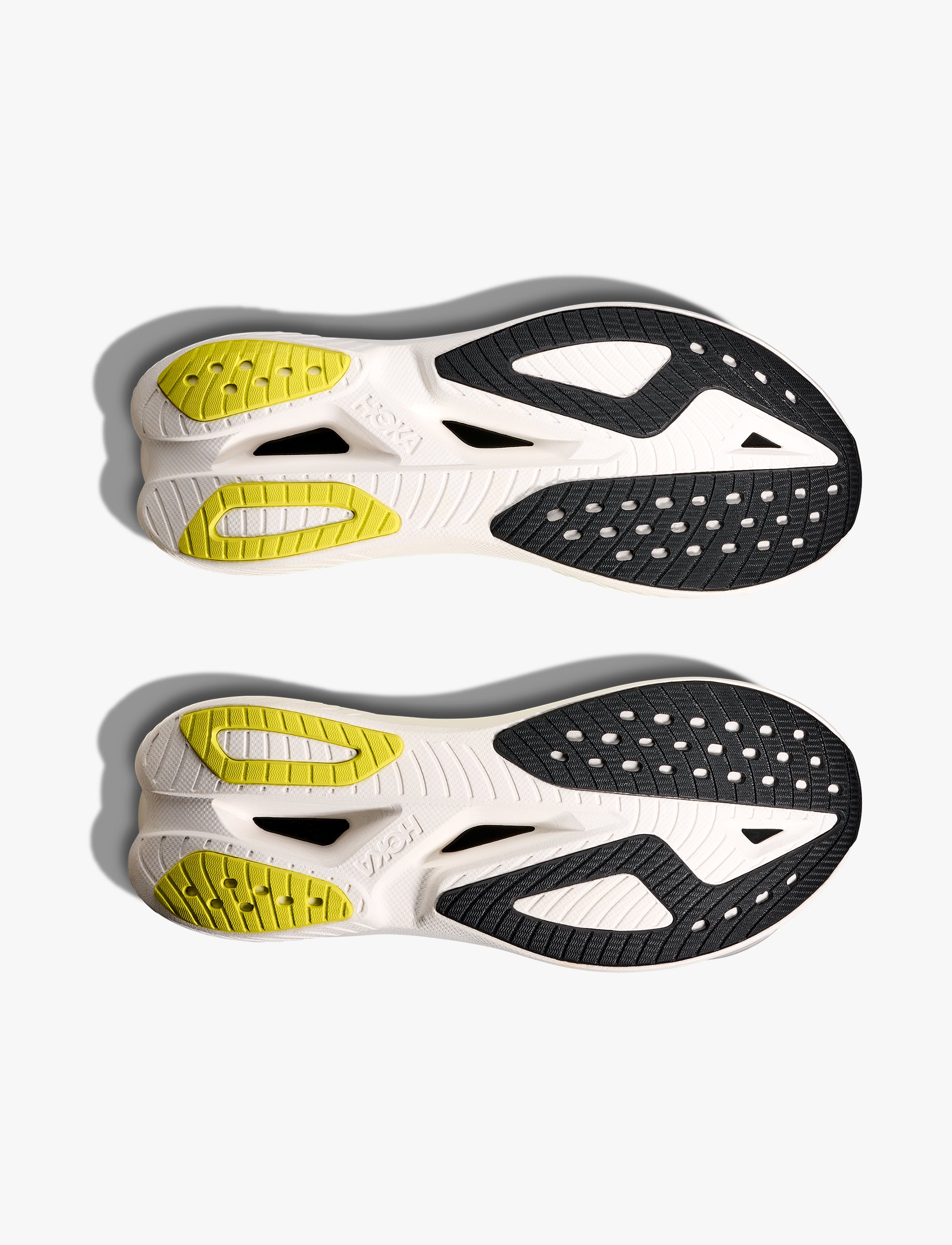 HOKA MACH X 3 Wide - נעלי ספורט לגברים הוקה מאכ איקס 3 רחבות בצבע נאון/נאון ליים