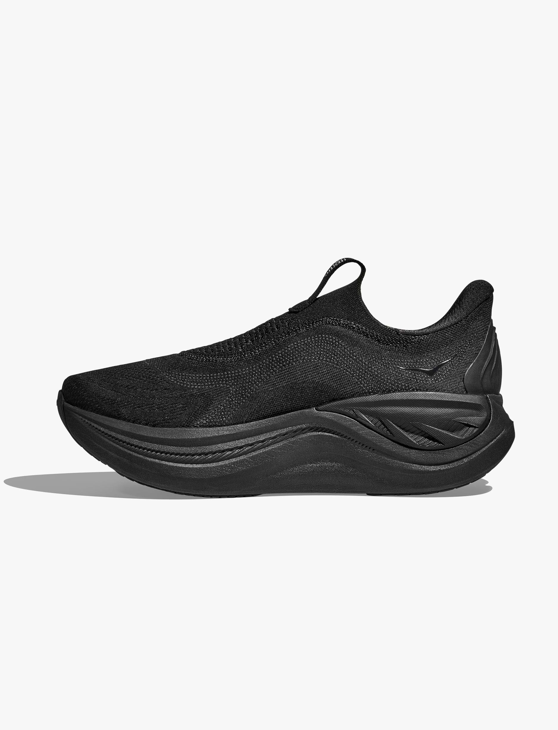 HOKA Skyward Laceless - נעלי התאוששות הוקה סקייווארד לייסלס לגברים בצבע שחור/שחור