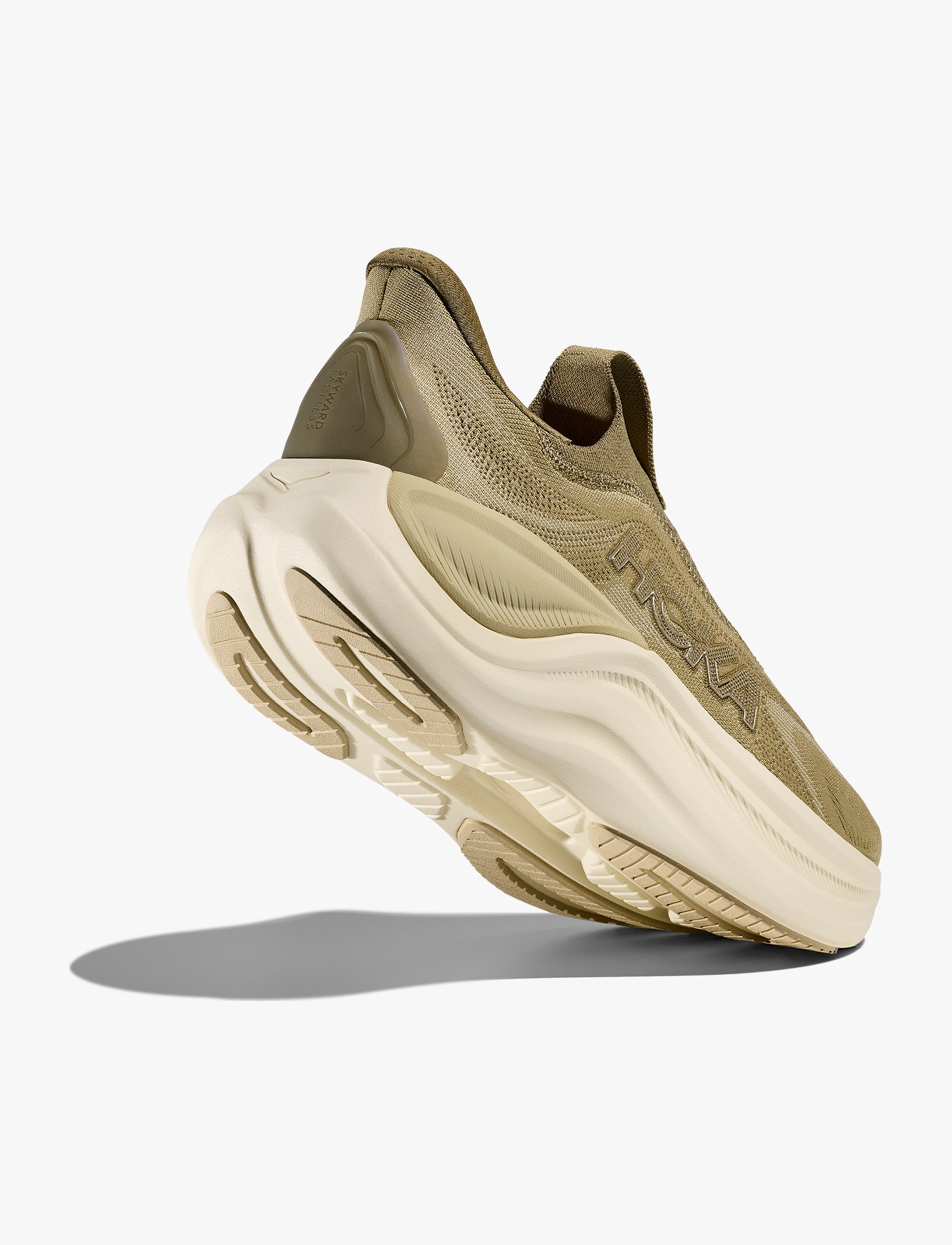 HOKA Skyward Laceless - נעלי התאוששות הוקה סקייווארד לייסלס לגברים בצבע ירוק דשא/משרום