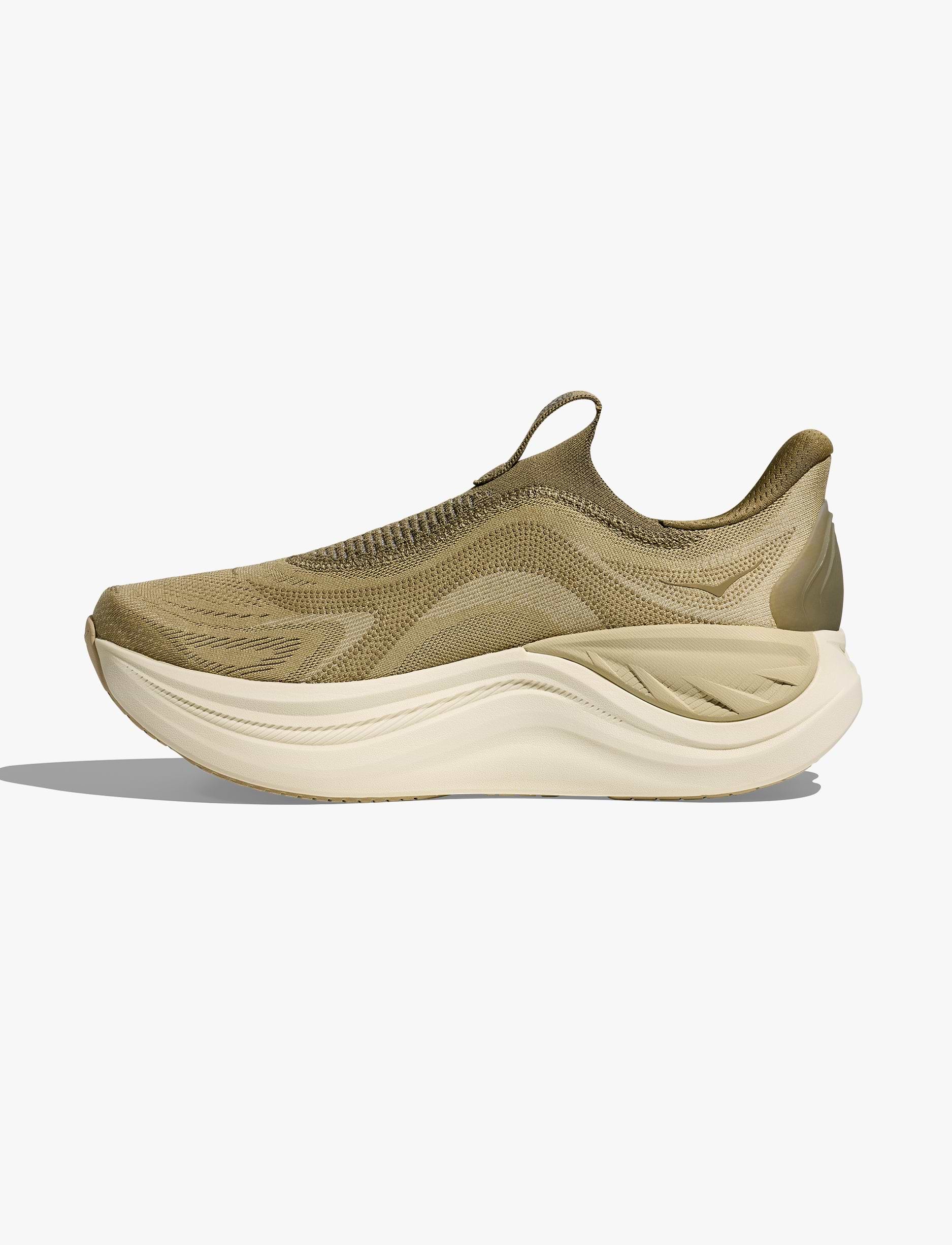 HOKA Skyward Laceless - נעלי התאוששות הוקה סקייווארד לייסלס לגברים בצבע ירוק דשא/משרום