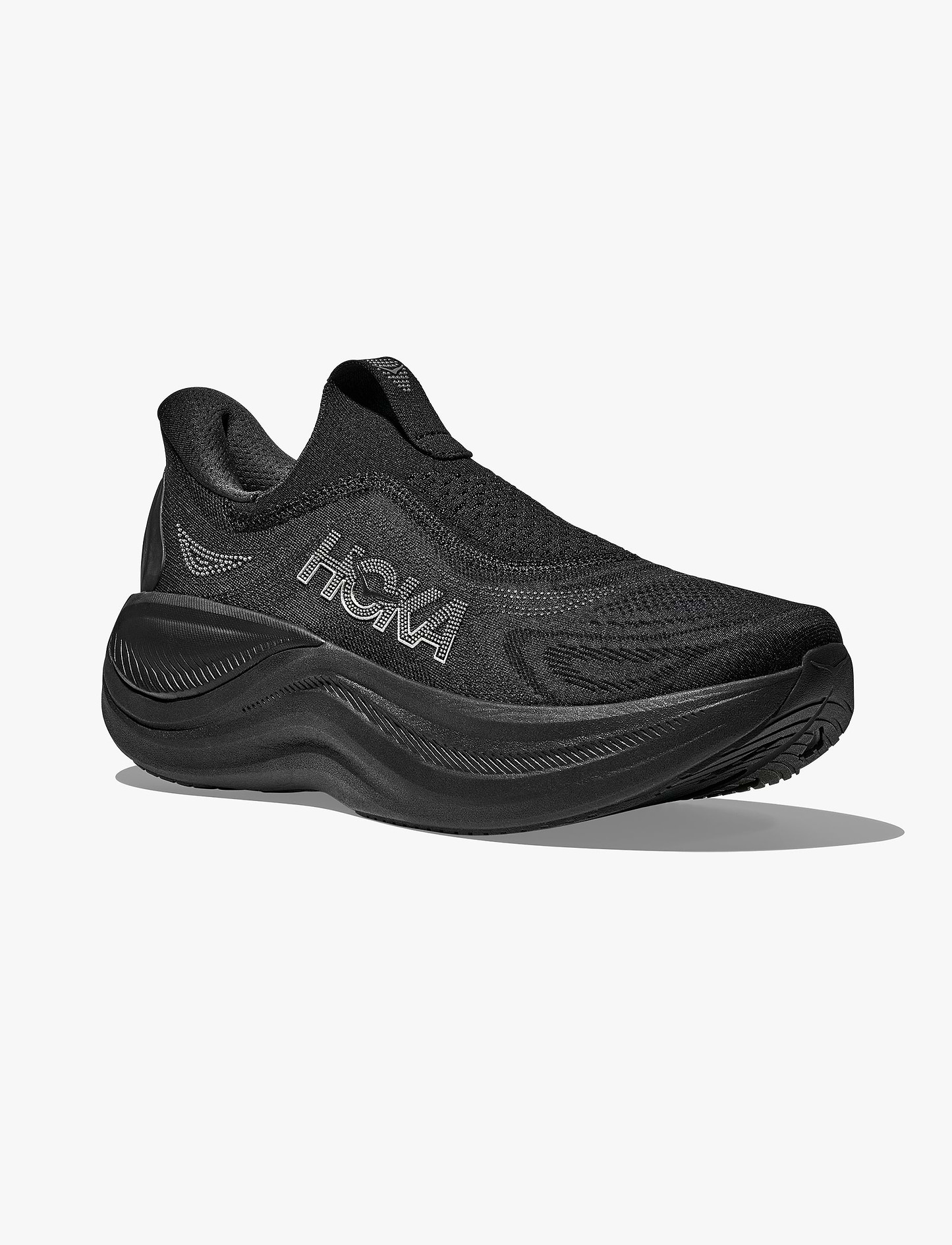 HOKA Skyward Laceless - נעלי התאוששות הוקה סקייווארד לייסלס לנשים בצבע שחור/שחור