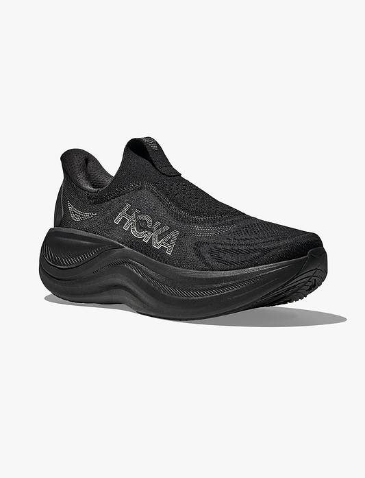HOKA Skyward Laceless - נעלי התאוששות הוקה סקייווארד לייסלס לנשים בצבע שחור/שחור