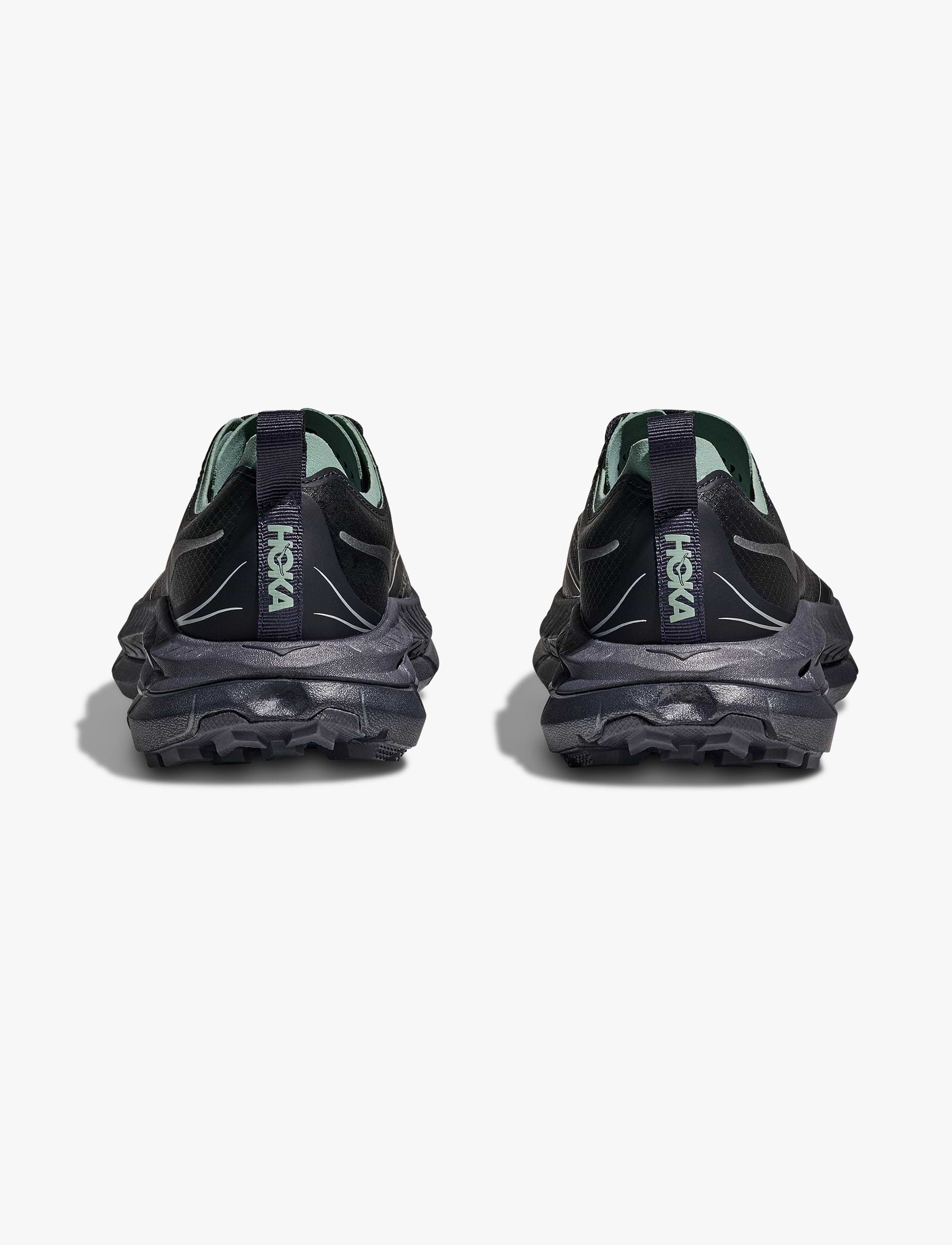 HOKA MAFATE SPEED 4 LITE - נעלי הוקה מאפט ספיד 4 בצבע אפור פחם/ירוק ג'ייד