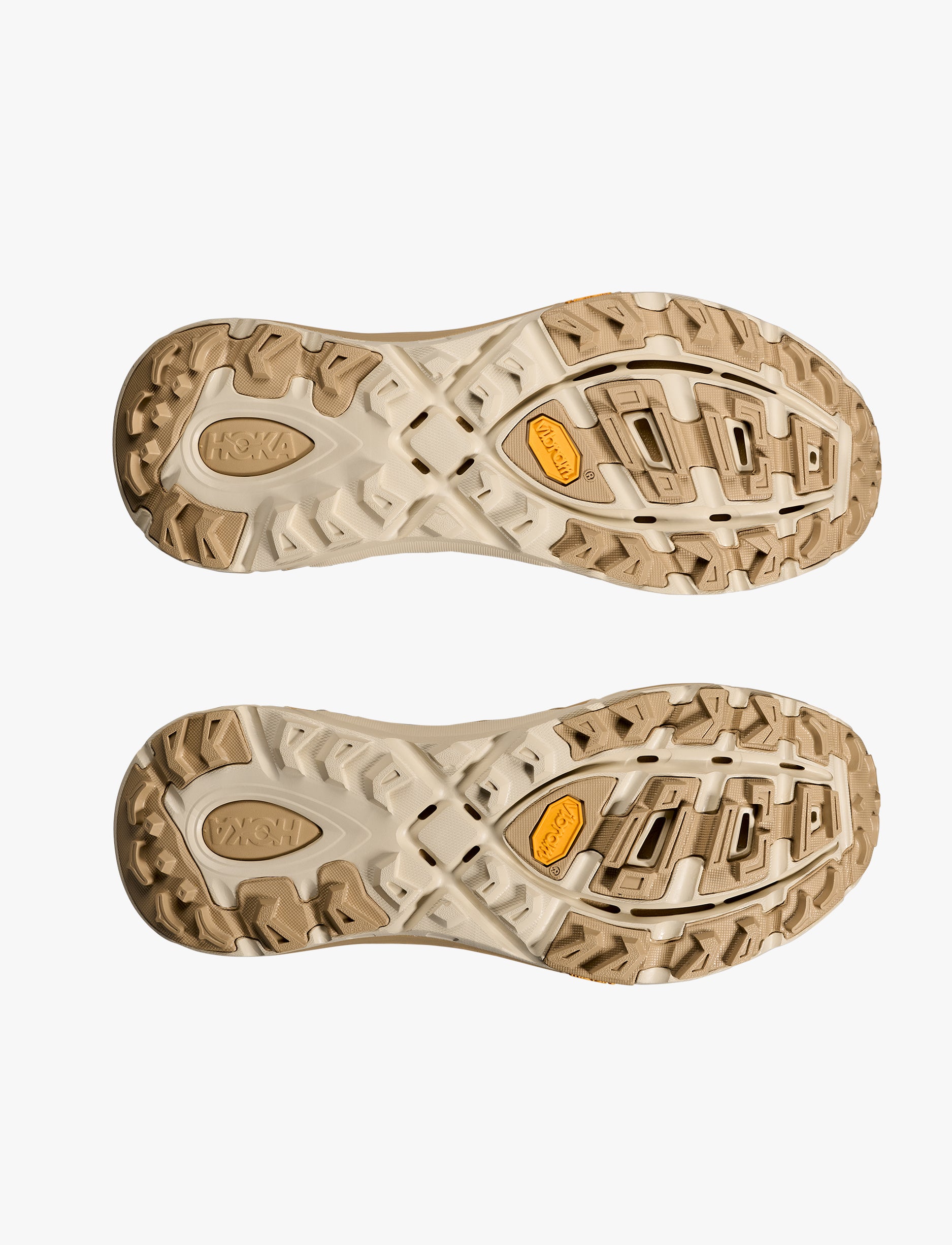 HOKA MAFATE THREE2 WORDMARK - נעלי הוקה מאפט 3-2 וורדמארק בצבע חימר/שיבולת שועל