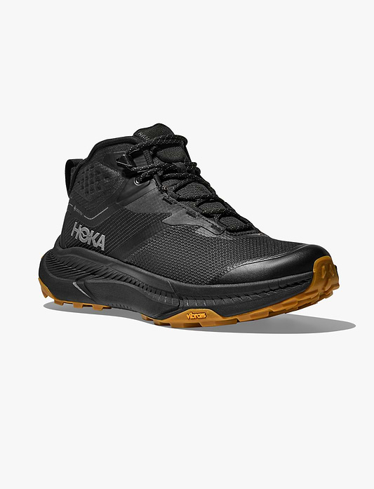HOKA TRANSPORT HIKE GTX - נעלי טיולים גברים הוקה טרנספורט בצבע שחור/שחור