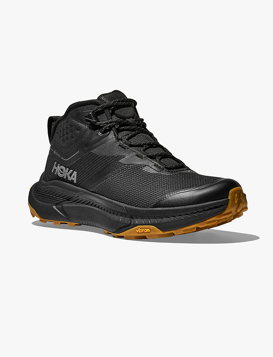HOKA TRANSPORT HIKE GTX - נעלי טיולים גברים הוקה טרנספורט בצבע שחור/שחור