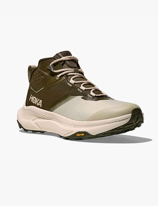 HOKA TRANSPORT HIKE GTX - נעלי טיולים גברים הוקה טרנספורט בצבע ירוק אשוח/משרום