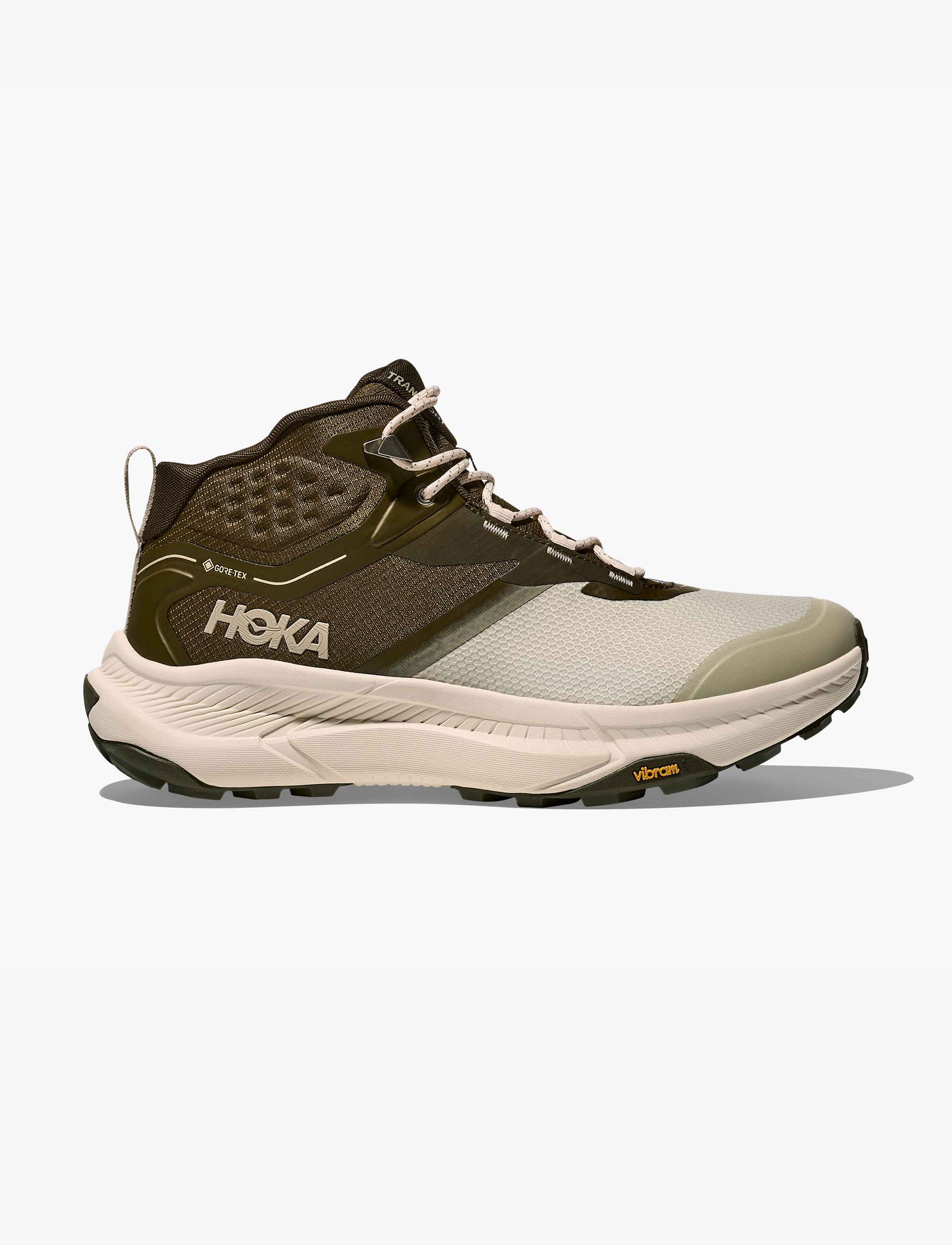 HOKA TRANSPORT HIKE GTX - נעלי טיולים גברים הוקה טרנספורט בצבע ירוק אשוח/משרום