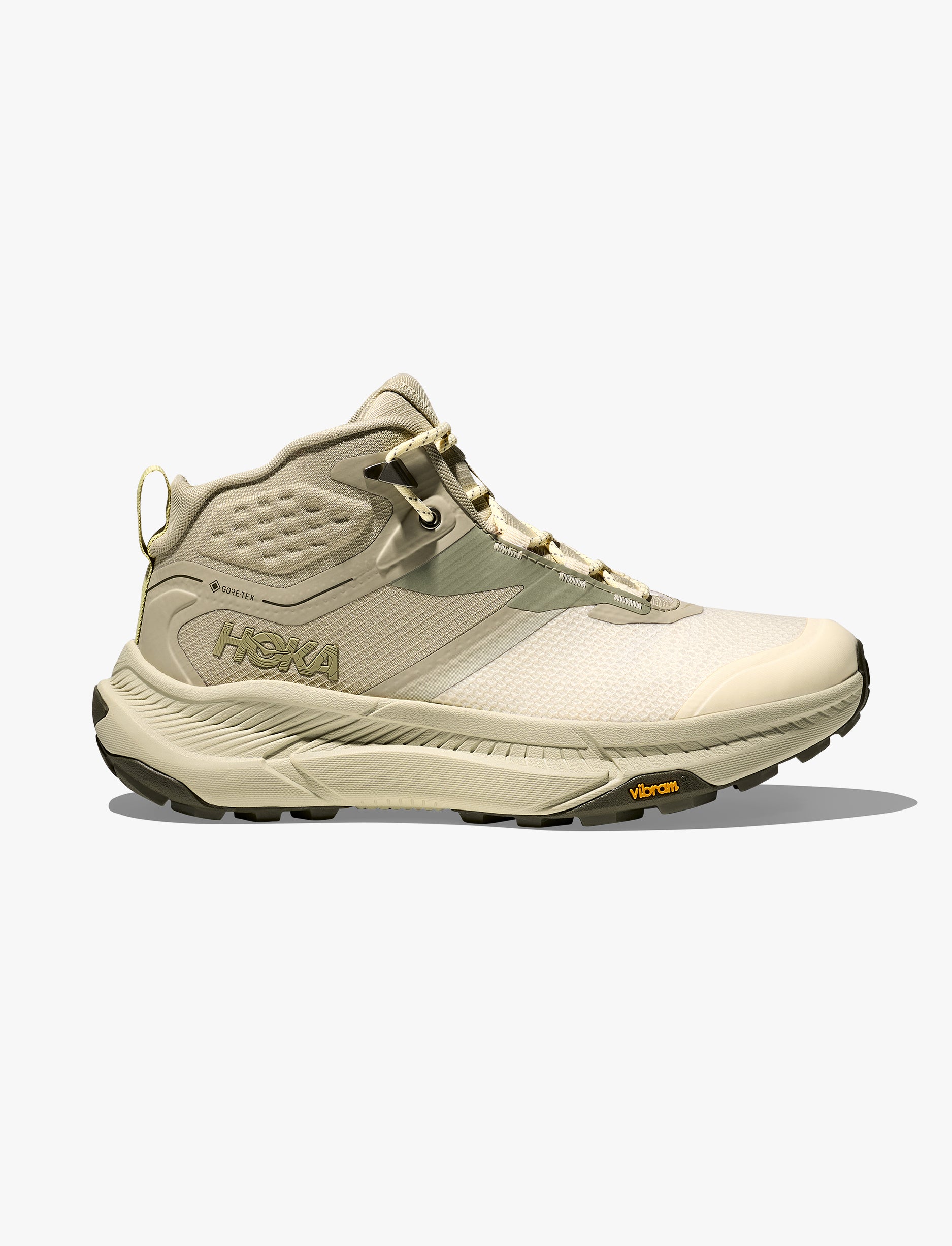 HOKA TRANSPORT HIKE GTX - נעלי טיולים נשים הוקה טרנספורט בצבע משרום/צהוב וינטג'