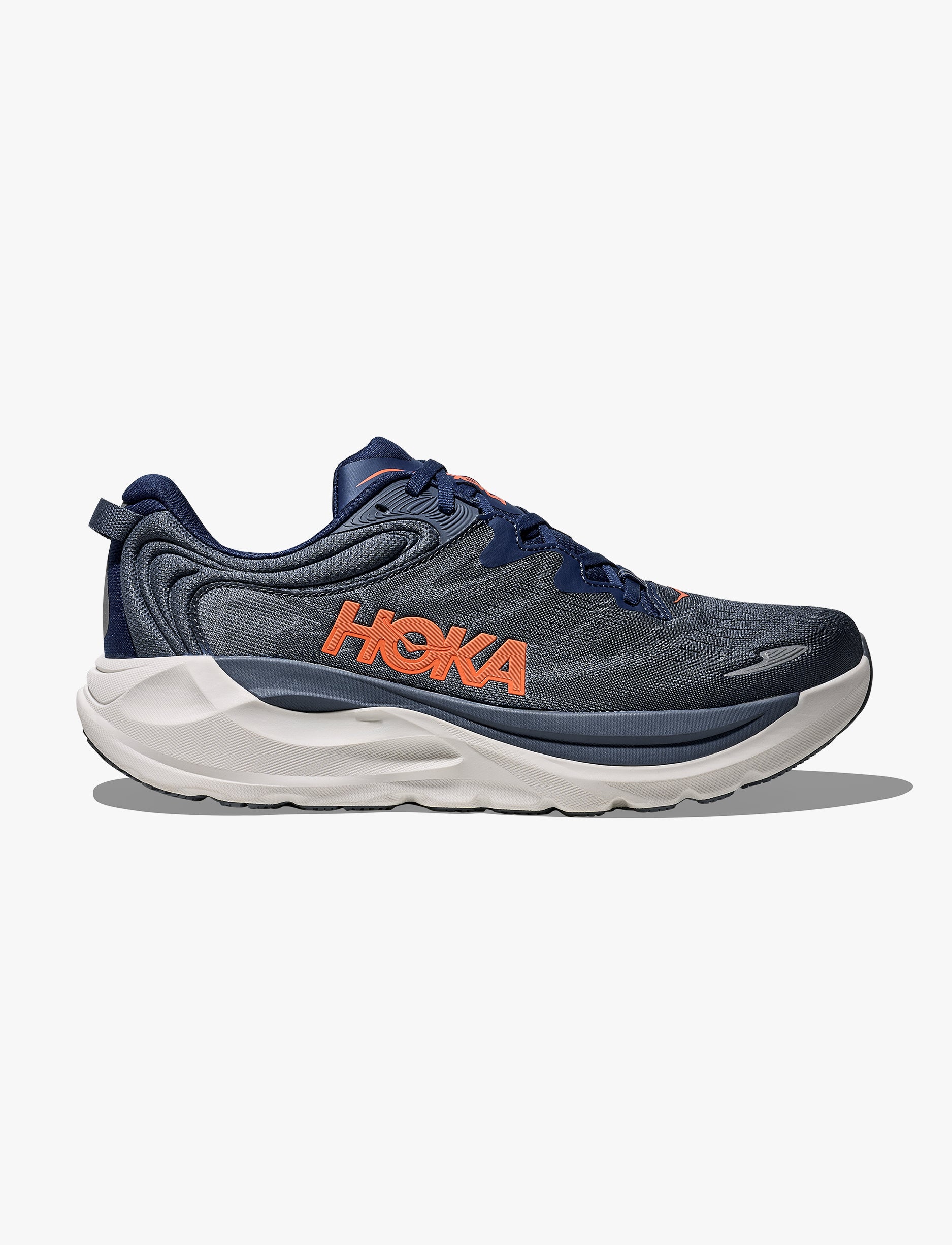 HOKA Gaviota Wide 6 - נעלי ספורט גברים הוקה גביוטה 6 רחבות בצבע כחול חצות/נייבי בהיר