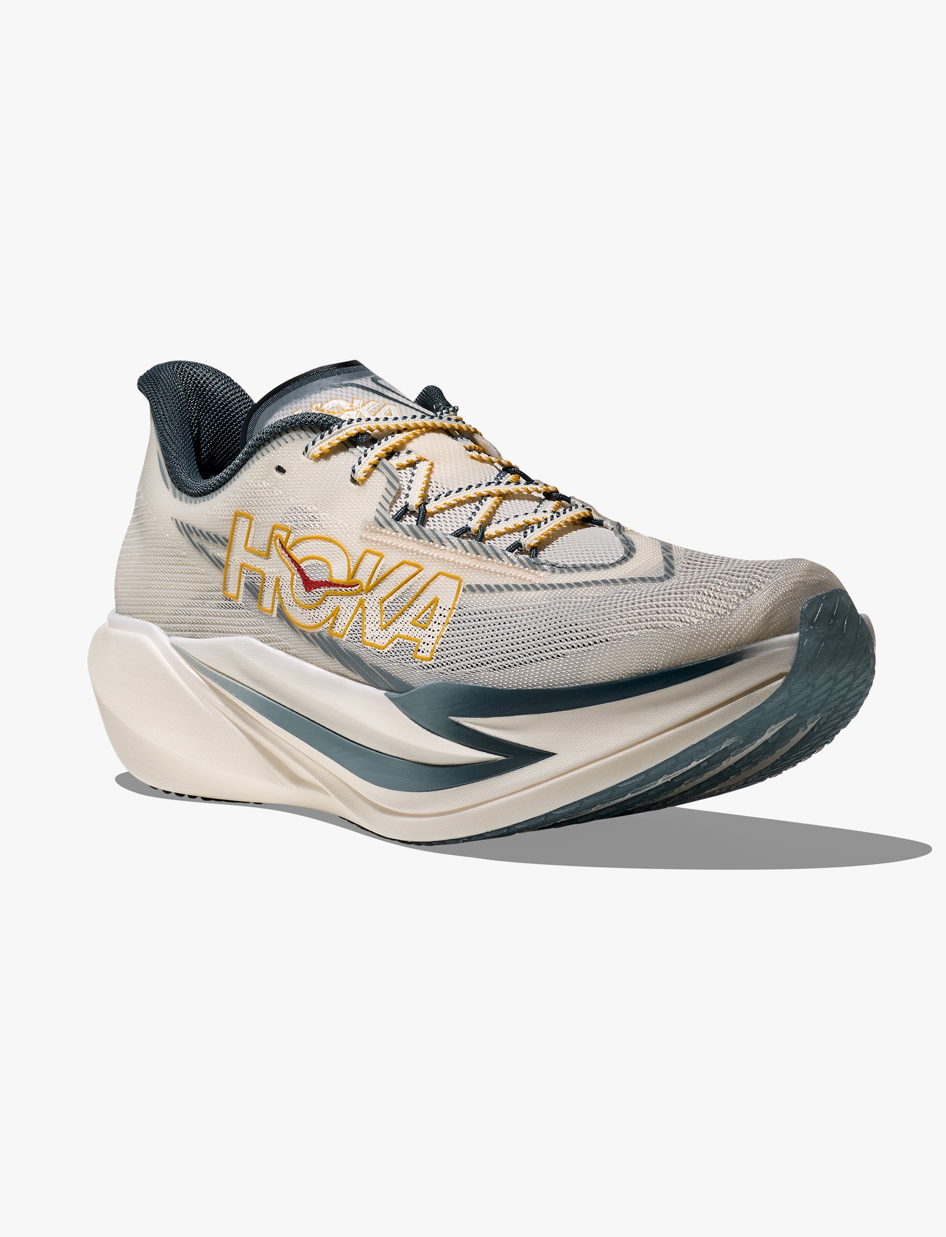 HOKA CIELO X1 3.0- נעלי ספורט הוקה סיאלו בצבע אלבסטר/צהוב זהוב
