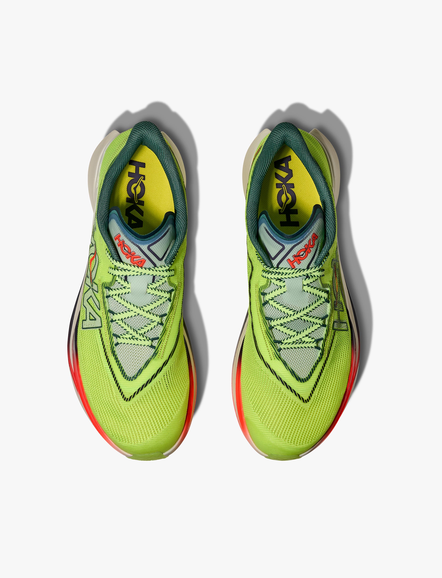 HOKA CIELO X1 3.0- נעלי ספורט הוקה סיאלו בצבע נאון אוזו/ירוק טימין