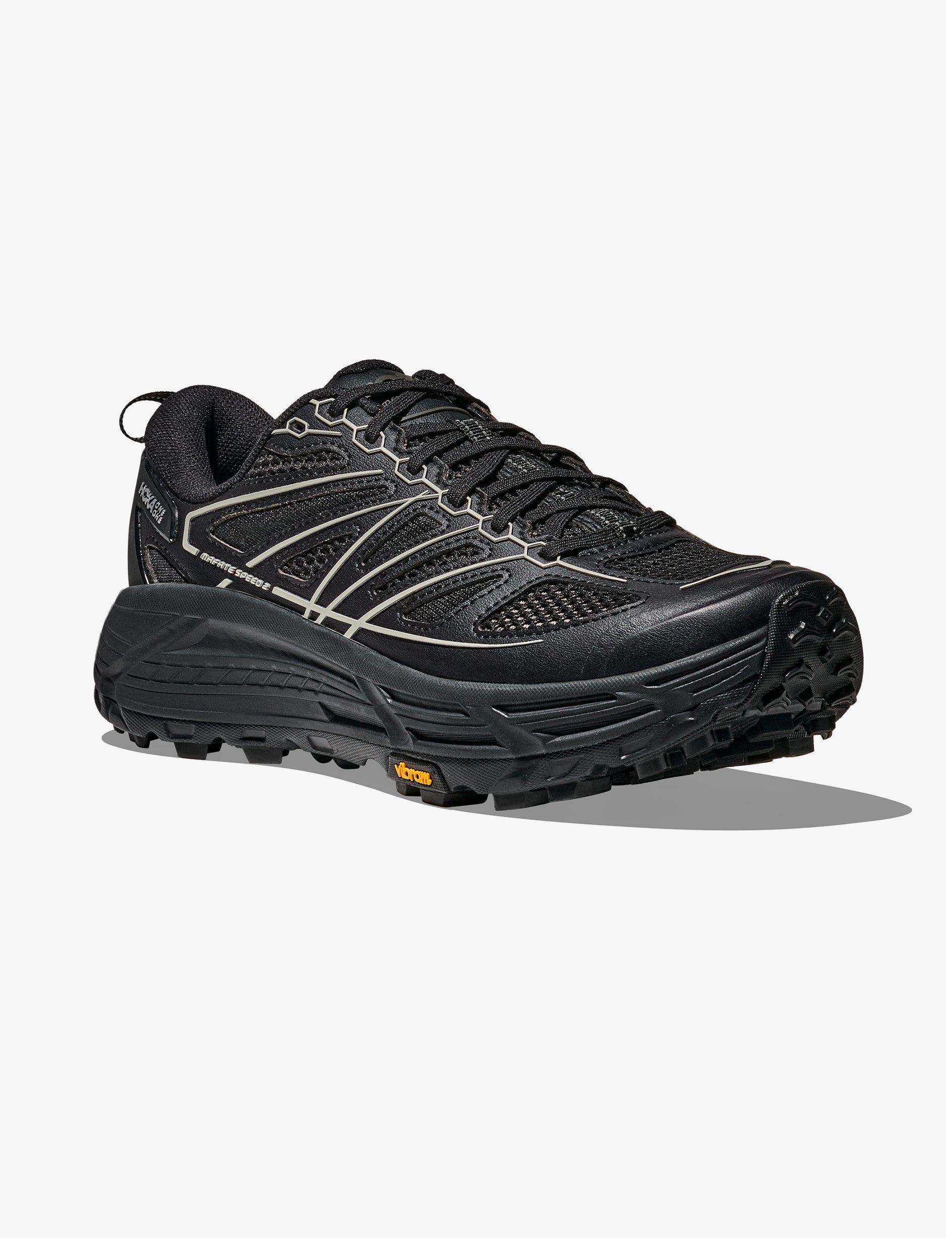 HOKA MAFATE SPEED 2 TS - נעלי הוקה מאפט ספיד 2 בצבע שחור/קרבון שחור