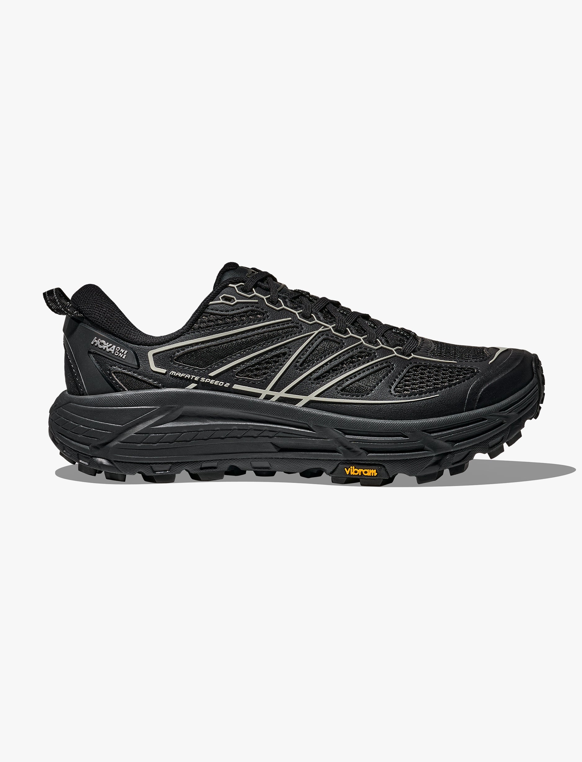 HOKA MAFATE SPEED 2 TS - נעלי הוקה מאפט ספיד 2 בצבע שחור/קרבון שחור