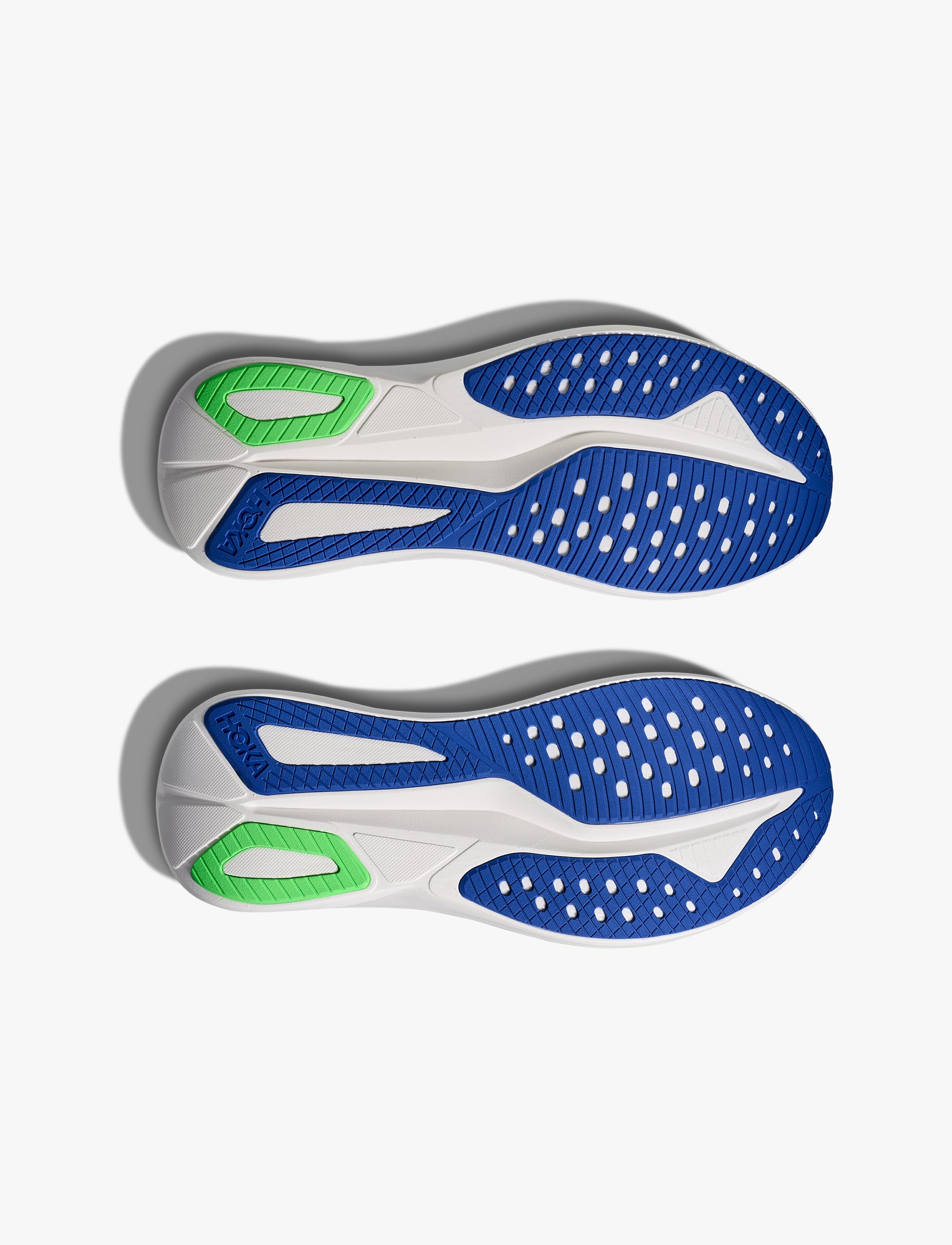 HOKA MACH 7 - נעלי ספורט לגברים הוקה מאך 7 בצבע כחול קובלט/ירוק נאון