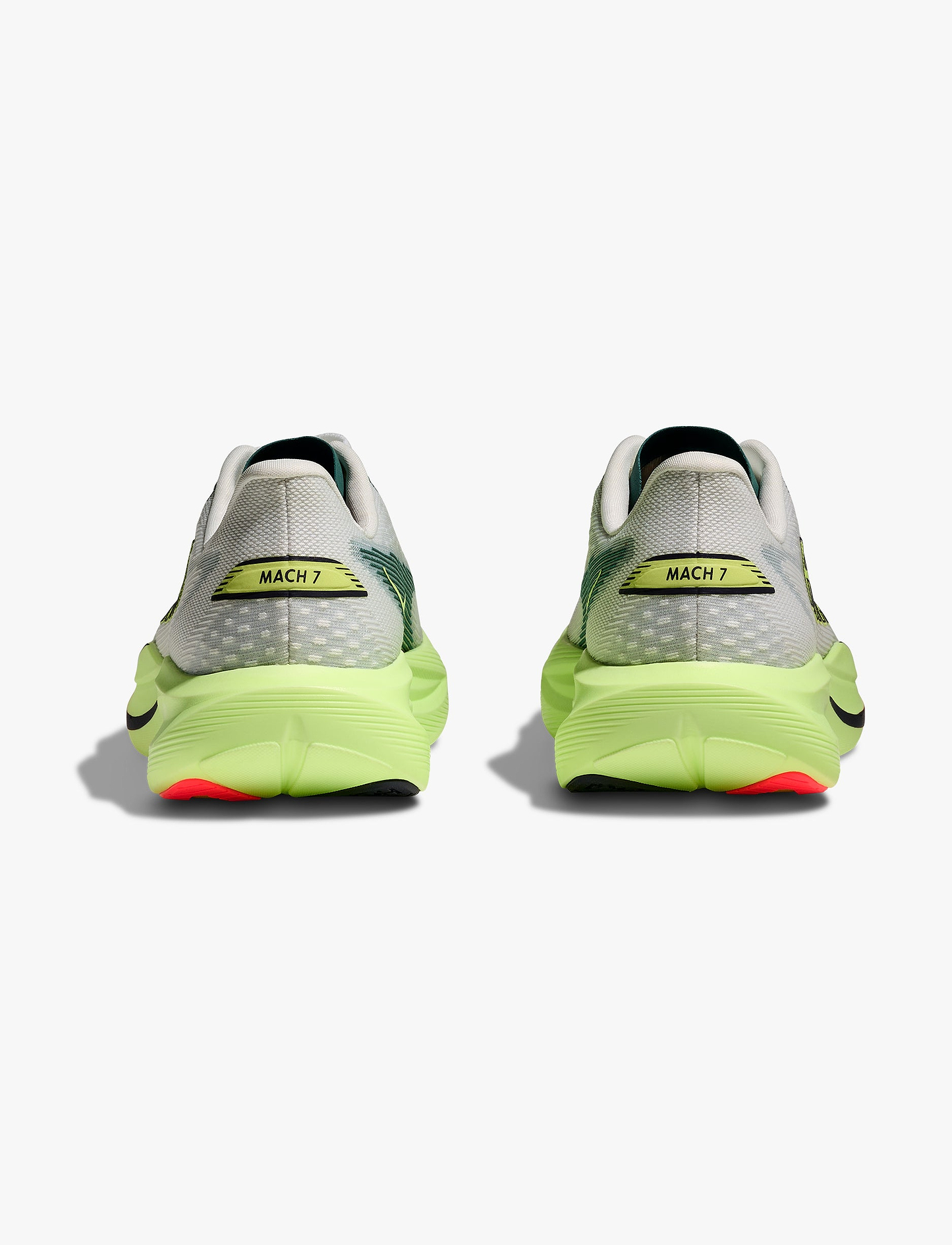 HOKA MACH 7 WIDE - נעלי ספורט לגברים הוקה מאך 7 רחבות בצבע פרוסט/נאון אוזו