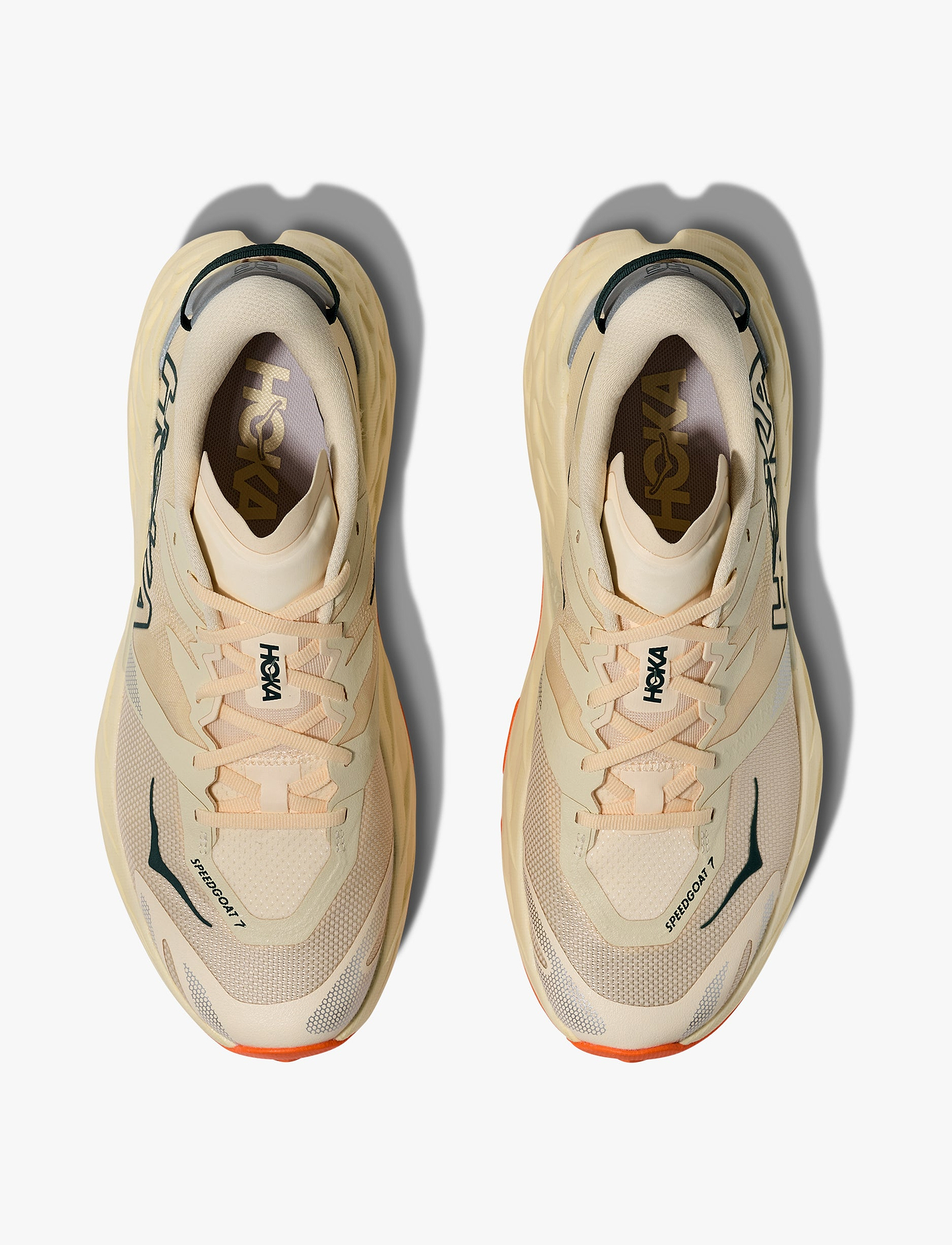 HOKA SPEEDGOAT 7 - נעלי ספורט גברים ספידגוט 7 בצבע צהוב וינטג'/צהוב כור