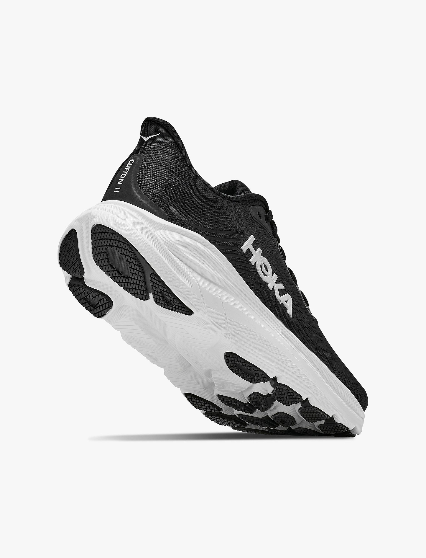 HOKA CLIFTON 11 - נעלי ספורט נשים הוקה קליפטון 11 בצבע שחור/לבן