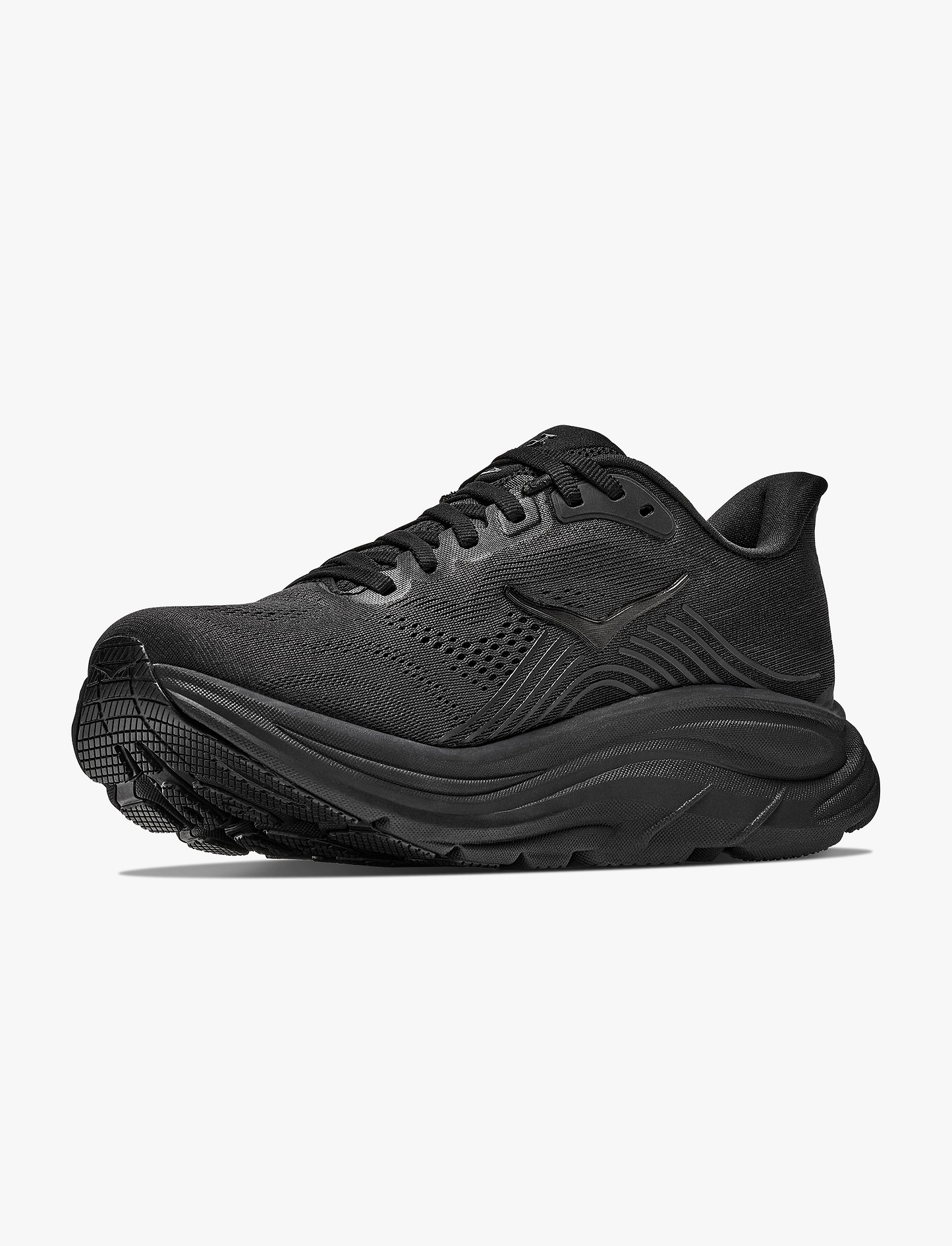 HOKA CLIFTON WIDE 11 - נעלי ספורט גברים הוקה קליפטון 11 רחבות בצבע שחור/שחור