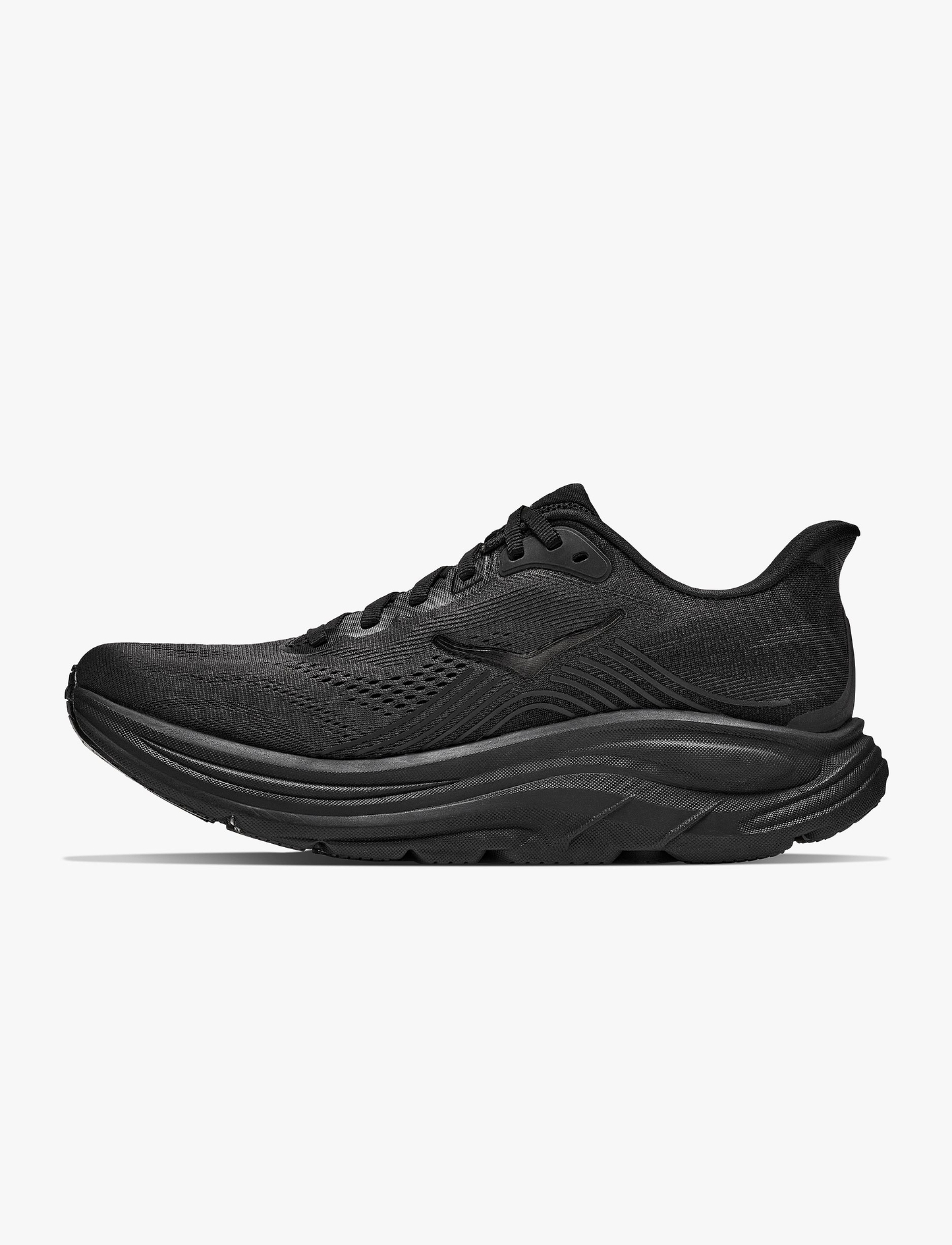 HOKA CLIFTON WIDE 11 - נעלי ספורט גברים הוקה קליפטון 11 רחבות בצבע שחור/שחור