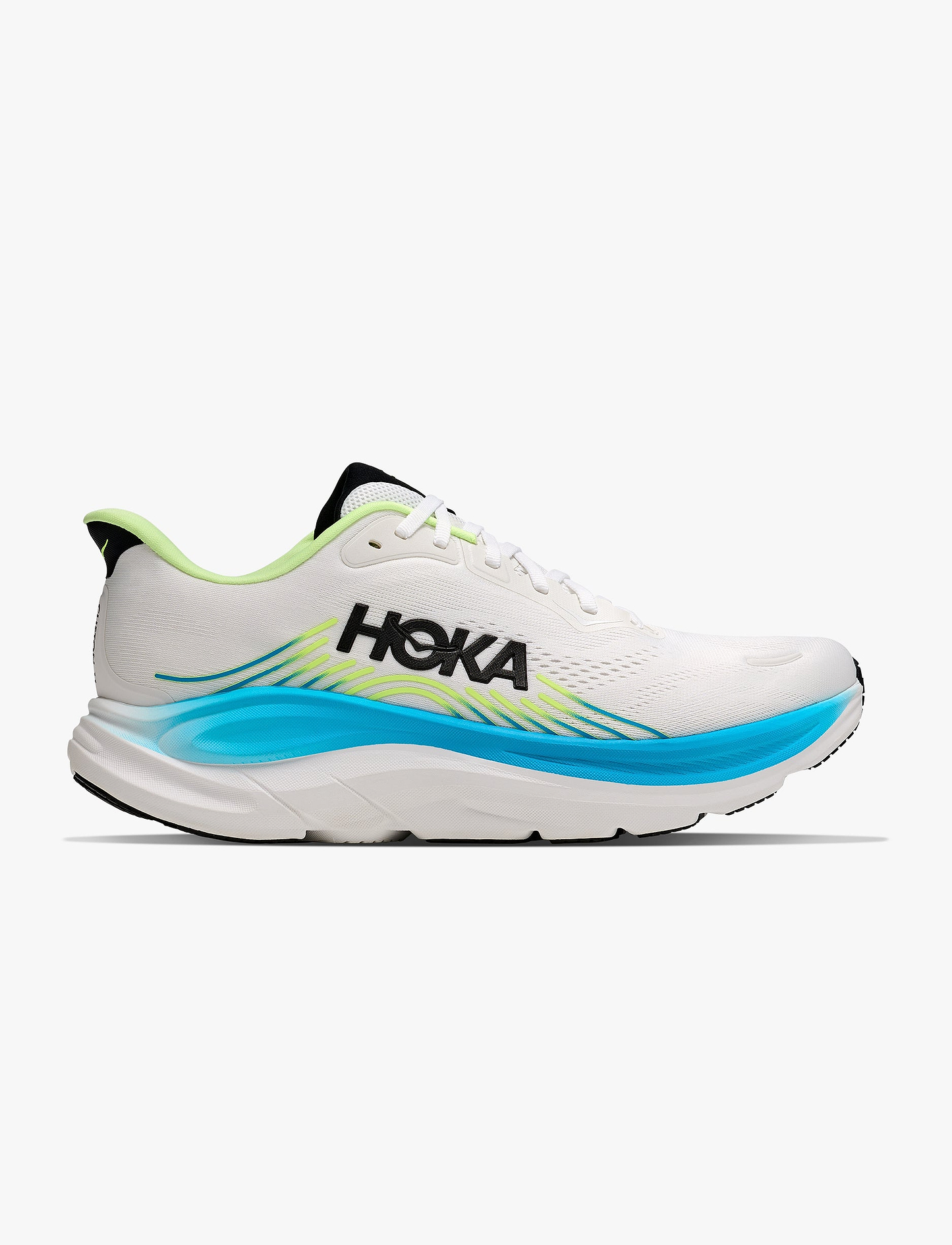 HOKA CLIFTON WIDE 11 - נעלי ספורט גברים הוקה קליפטון 11 רחבות בצבע פרוסט/שחור