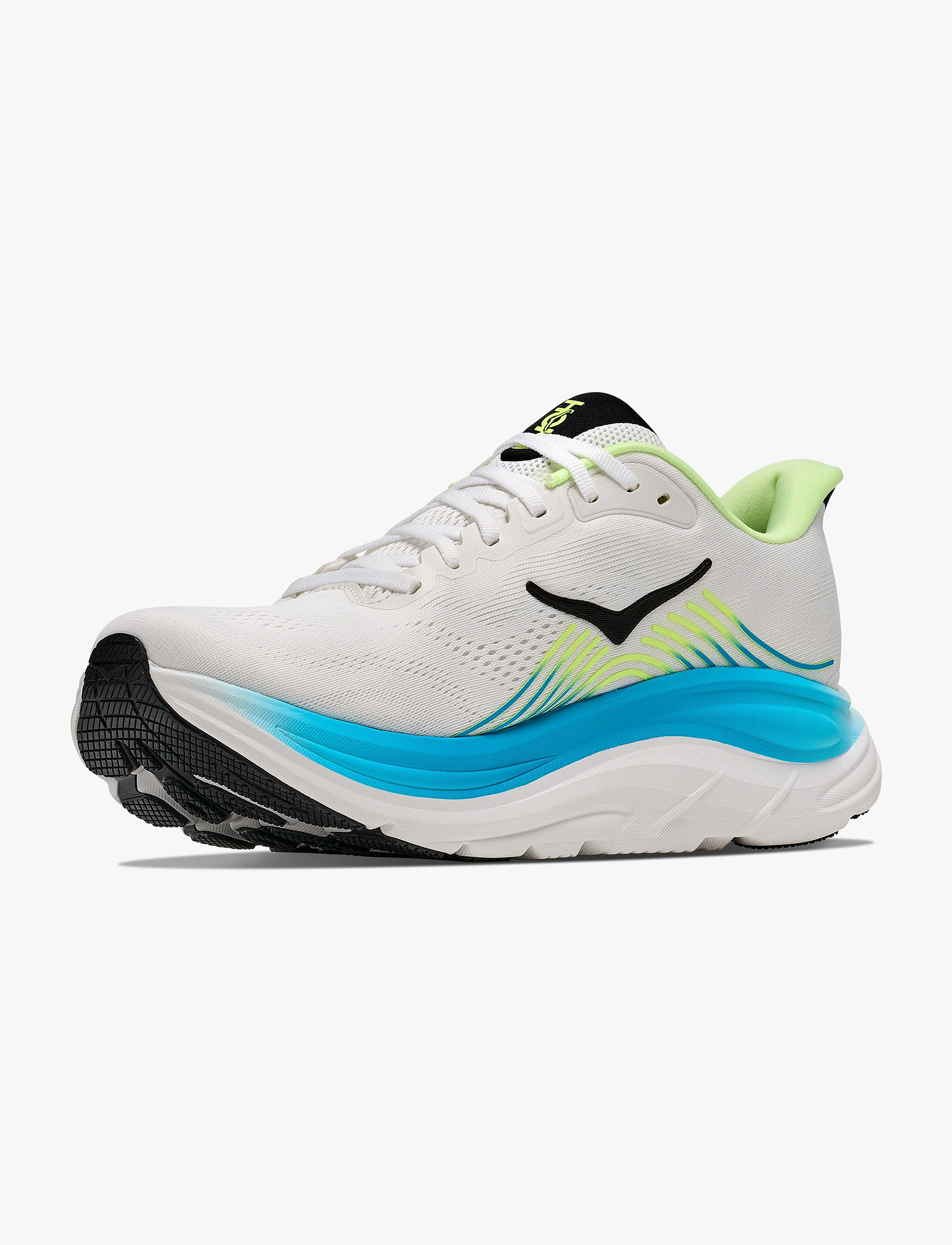 HOKA CLIFTON WIDE 11 - נעלי ספורט גברים הוקה קליפטון 11 רחבות בצבע פרוסט/שחור