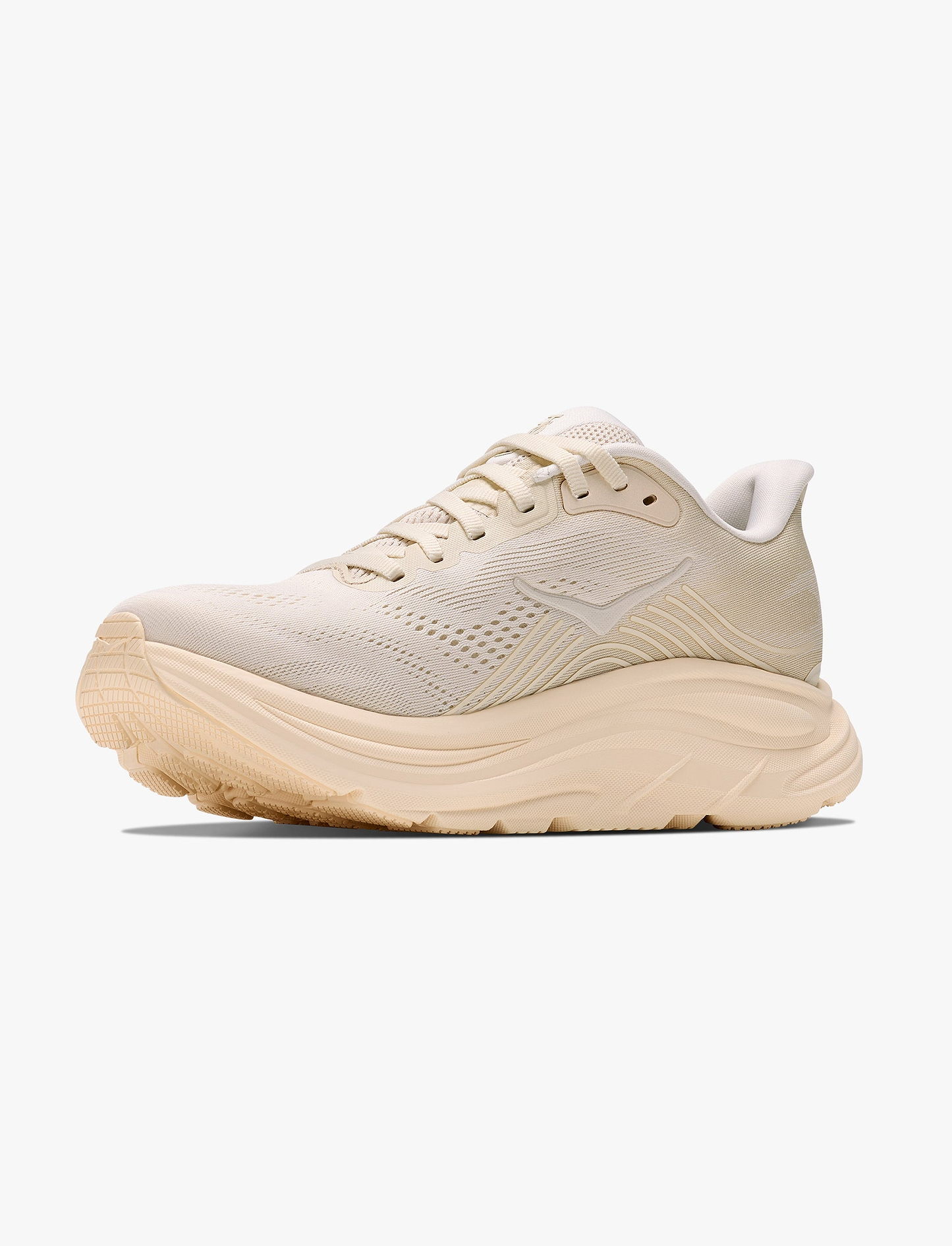 HOKA CLIFTON WIDE 11 - נעלי ספורט נשים הוקה קליפטון 11 רחבות בצבע חימר בהיר/שיבולת שועל