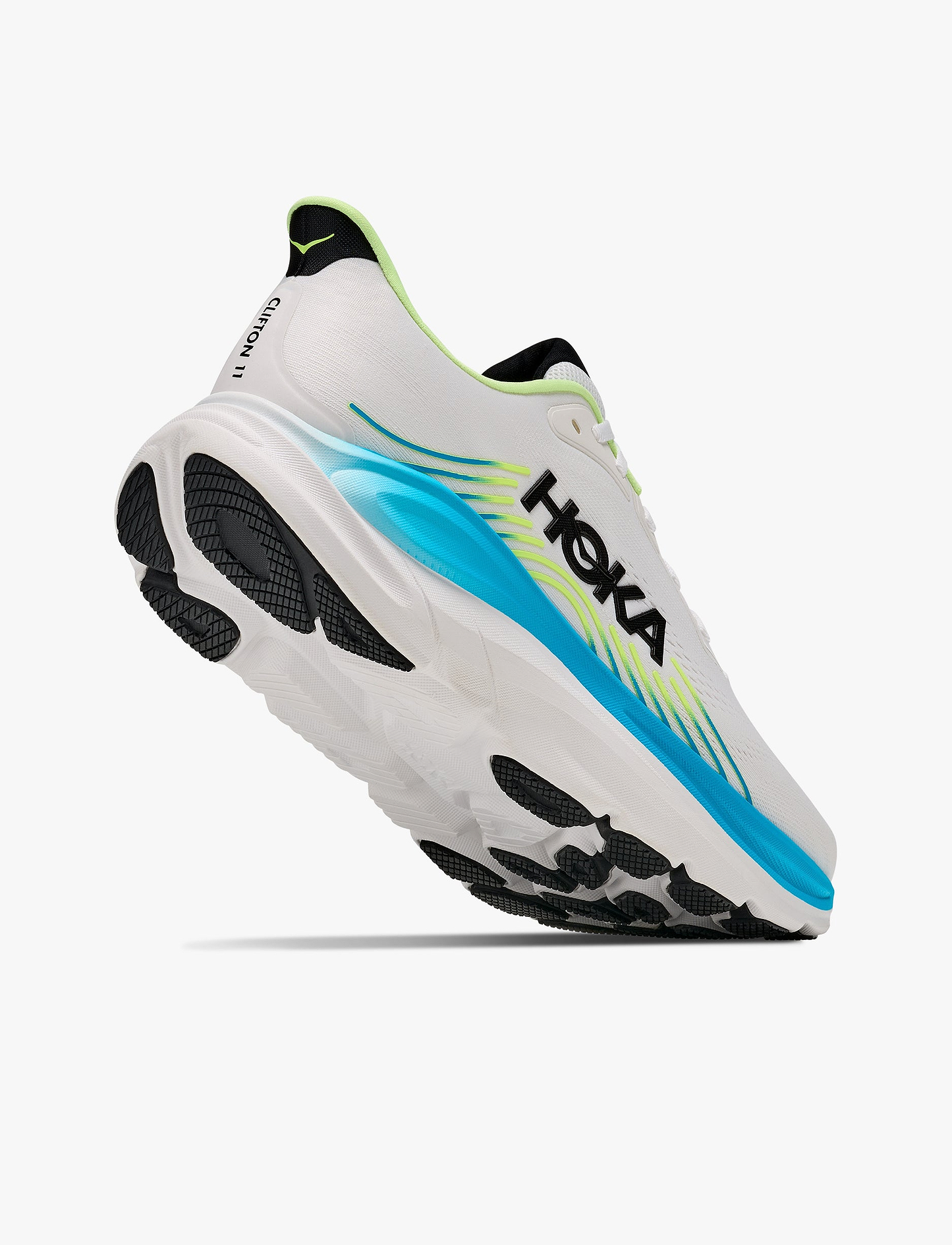 HOKA CLIFTON X-WIDE 11 - נעלי ספורט גברים הוקה קליפטון 11 אקסטרה רחבות בצבע פרוסט/שחור