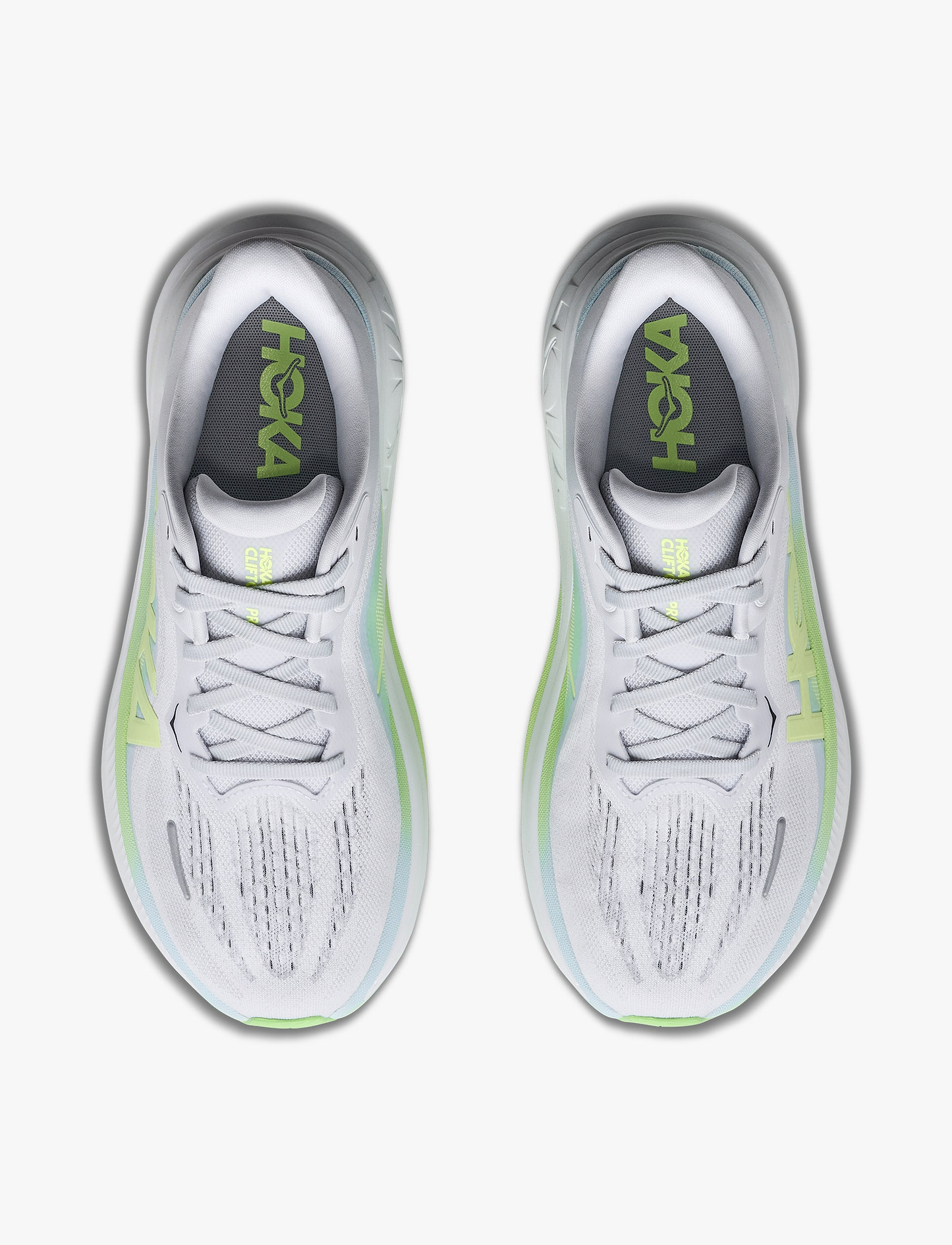 HOKA CLIFTON PRO - נעלי ספורט נשים הוקה קליפטון פרו בצבע אפור קוסמי/נאון