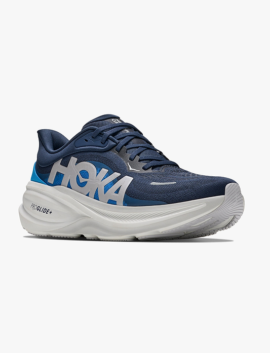 HOKA CLIFTON PRO WIDE - נעלי ספורט גברים הוקה קליפטון פרו רחבות בצבע נייבי ורסיטי/קובלט