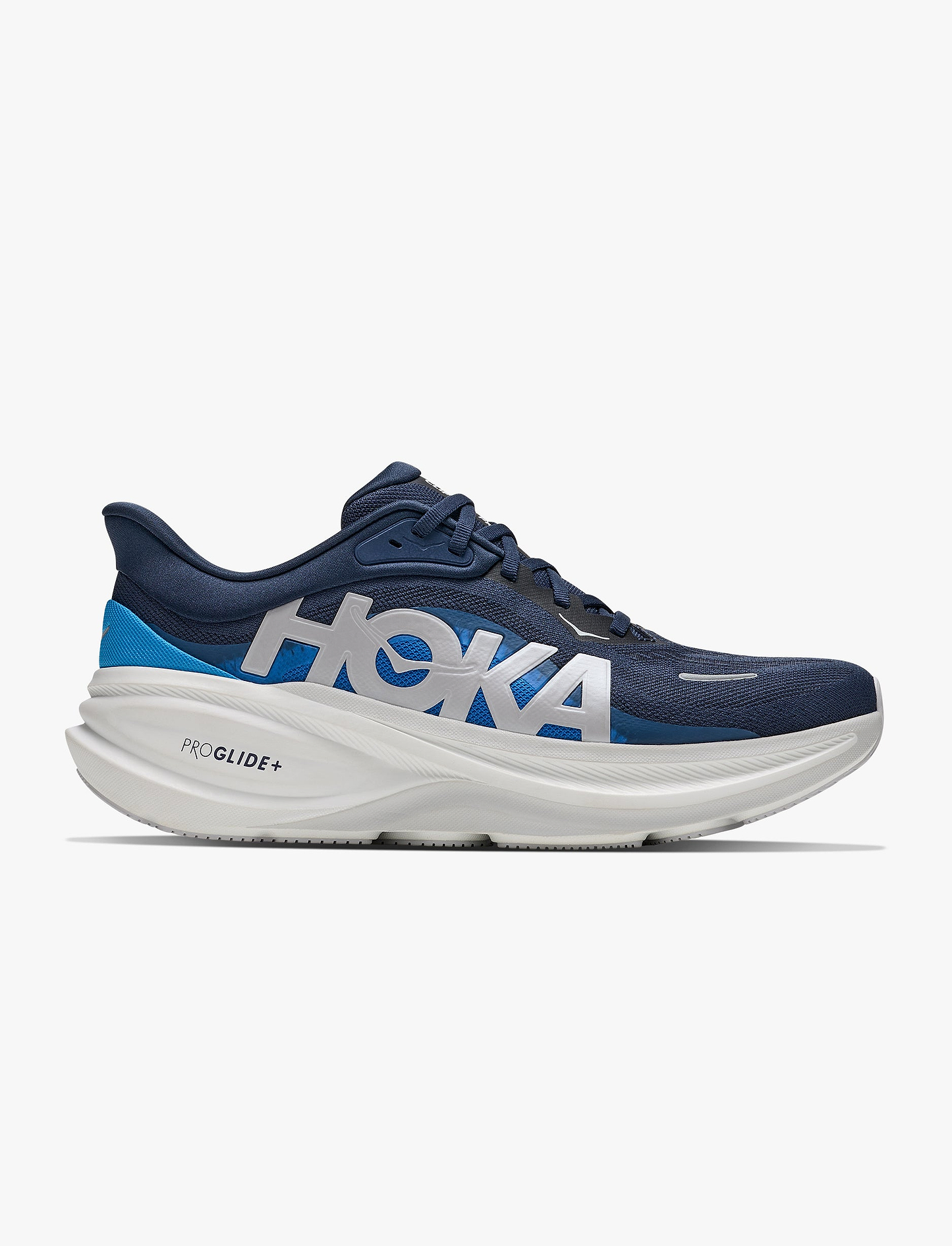 HOKA CLIFTON PRO WIDE - נעלי ספורט גברים הוקה קליפטון פרו רחבות בצבע נייבי ורסיטי/קובלט