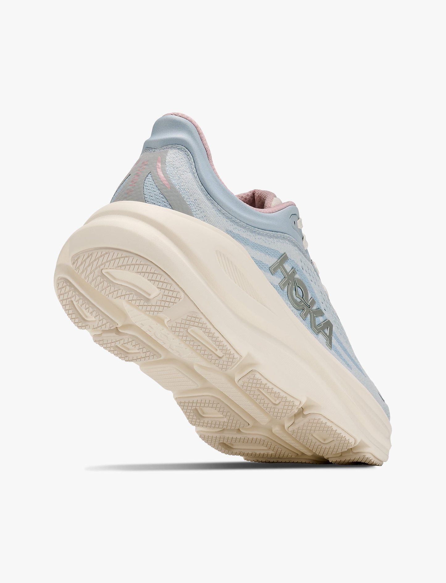 HOKA BONDI 9 GLM WIDE - נעלי ספורט נשים הוקה בונדי GLM 9 רחבות בצבע אלבסטר/כחול מינרלי
