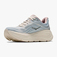 HOKA BONDI 9 GLM WIDE - נעלי ספורט נשים הוקה בונדי GLM 9 רחבות בצבע אלבסטר/כחול מינרלי