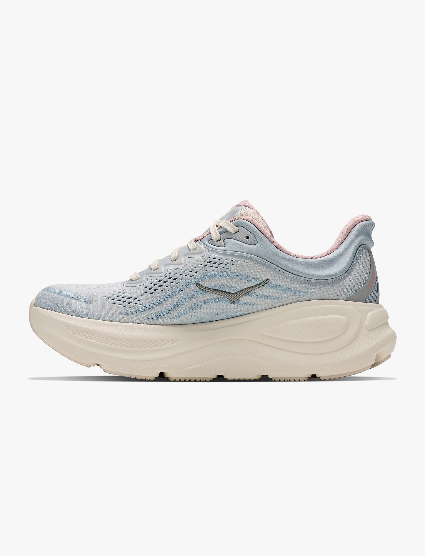 HOKA BONDI 9 GLM WIDE - נעלי ספורט נשים הוקה בונדי GLM 9 רחבות בצבע אלבסטר/כחול מינרלי
