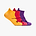 U NO-SHOW RUN SOCK 3-PACK - מארז 3 זוגות גרבי ריצה נו שואו