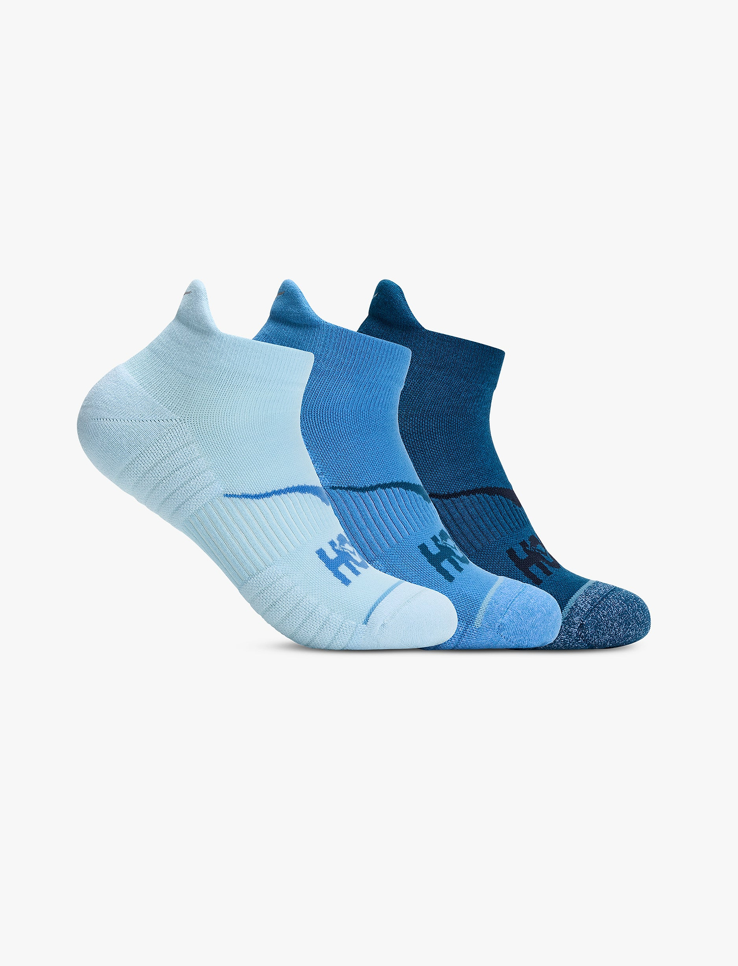 U NO-SHOW RUN SOCK 3-PACK - מארז 3 זוגות גרבי ריצה נו שואו