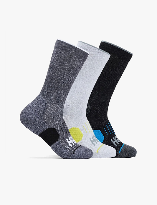 U CREW RUN SOCK 3-PACK – מארז 3 זוגות גרבי ריצה גבוהות