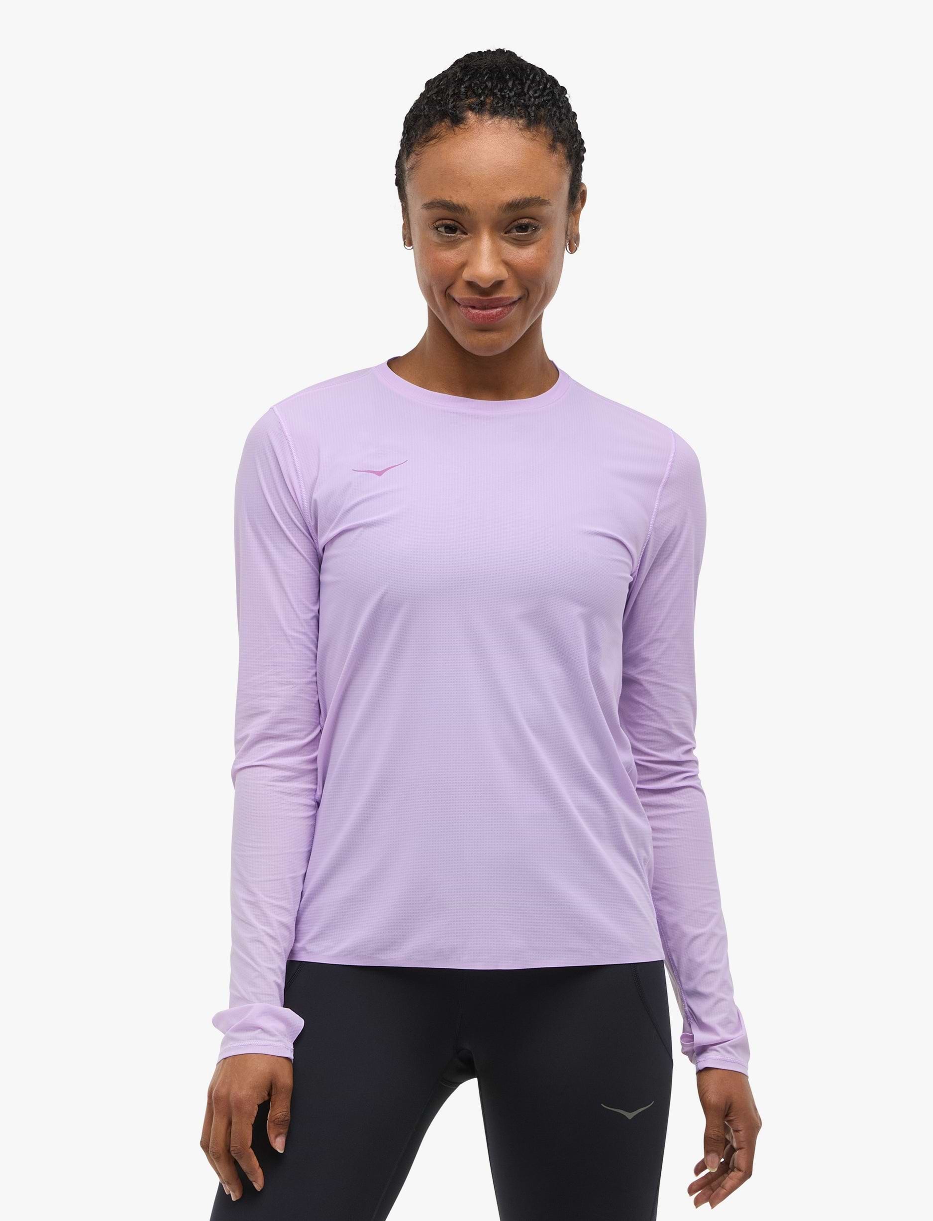 W AIROLITE RUN LONG SLEEVE  - חולצת ריצה טי אירולייט- שרוול ארוך לנשים