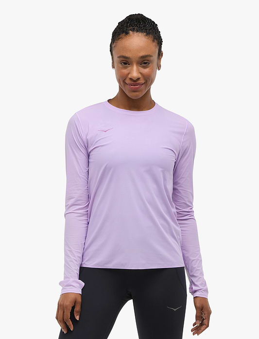 W AIROLITE RUN LONG SLEEVE  - חולצת ריצה טי אירולייט- שרוול ארוך לנשים