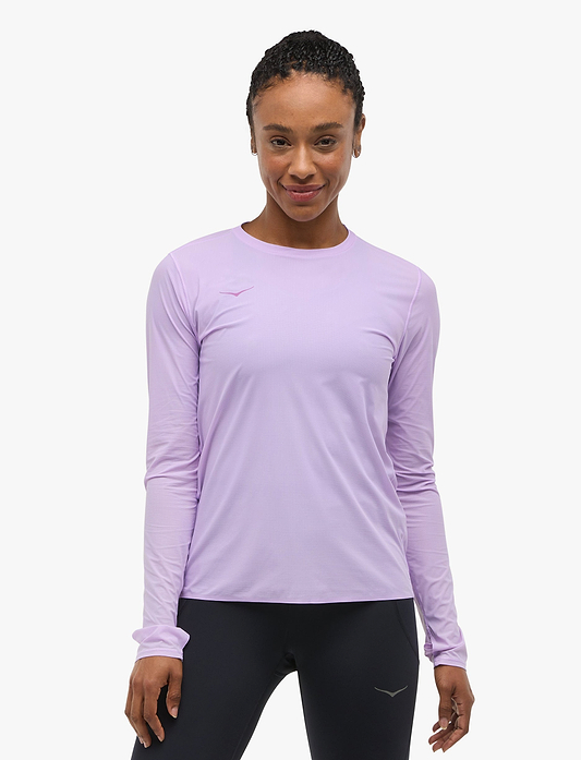 W AIROLITE RUN LONG SLEEVE  - חולצת ריצה טי אירולייט- שרוול ארוך לנשים
