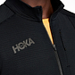 M 1/2 ZIP - עליונית גברים 1/2 רוכסן בצבע שחור