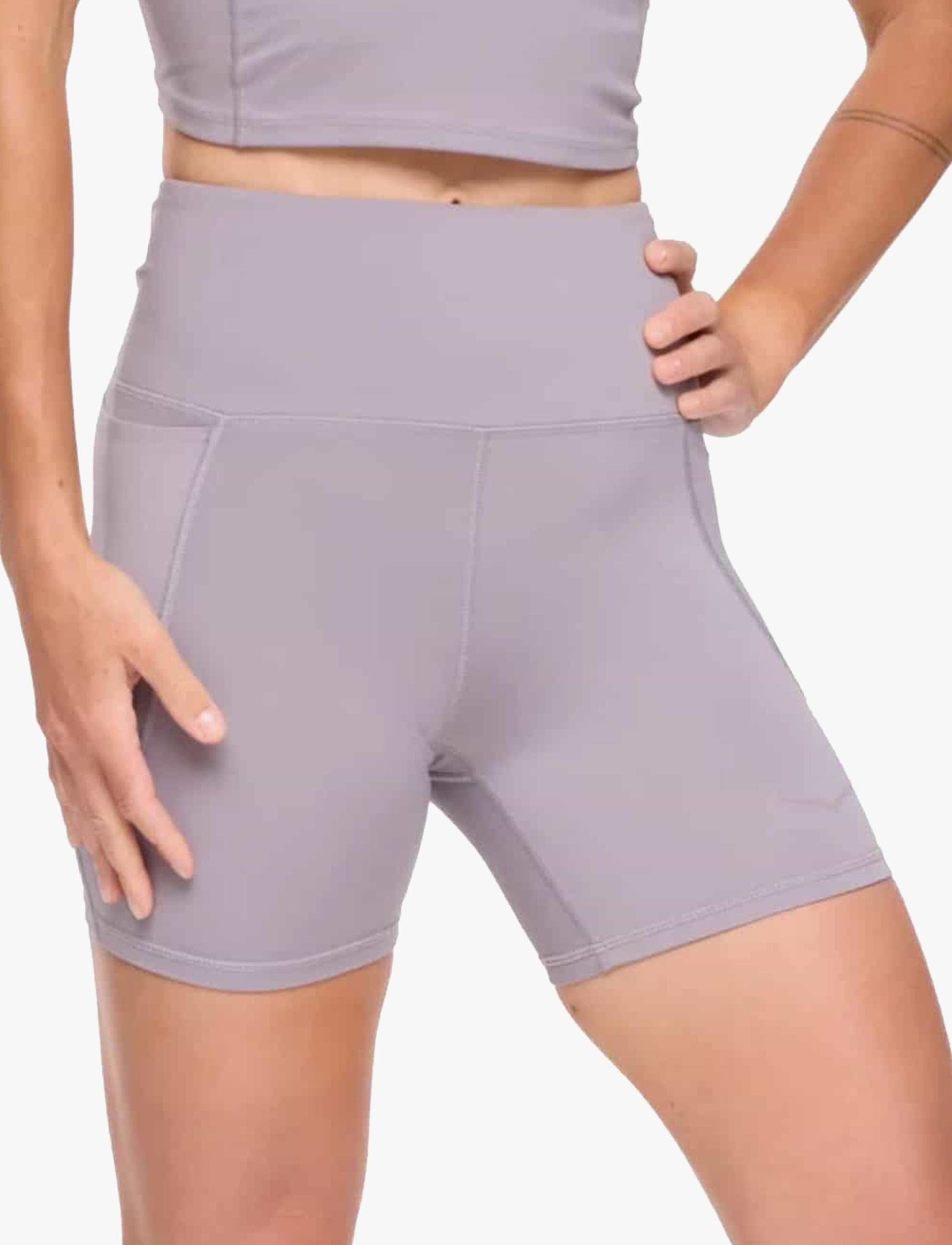HOKA ELARO 5" BIKE SHORT - טייץ נשים קצר אלארו 5 אינצ' בצבע אסטרל
