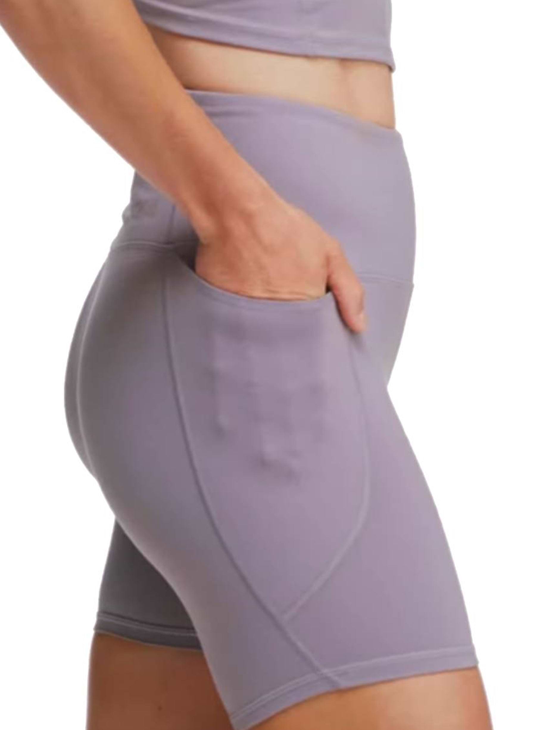 HOKA ELARO 5" BIKE SHORT - טייץ נשים קצר אלארו 5 אינצ' בצבע אסטרל
