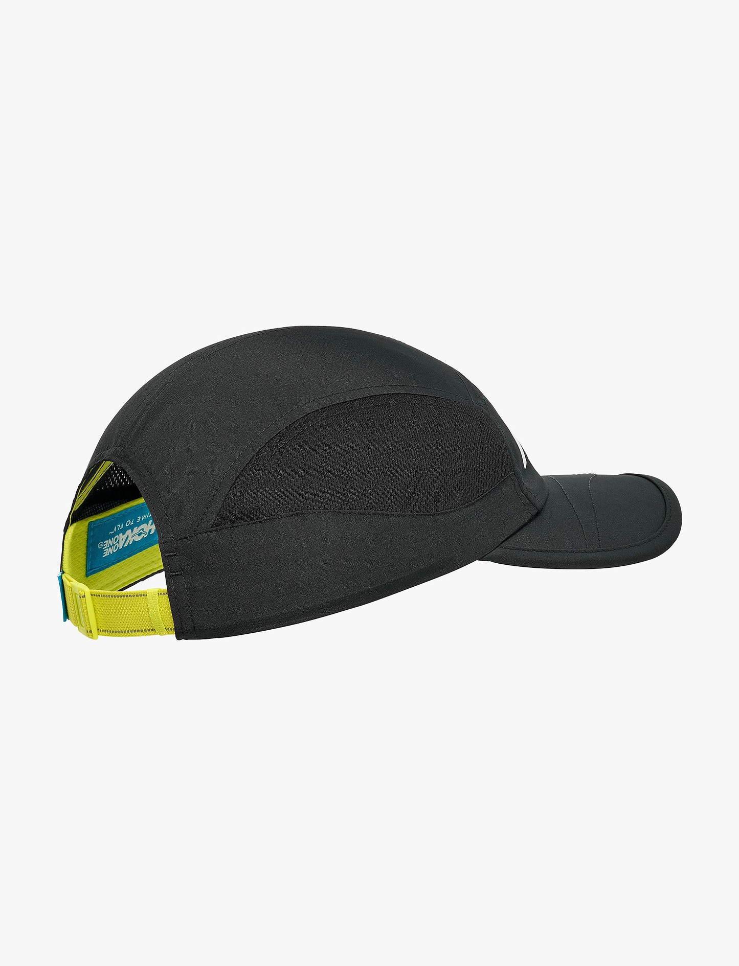 HOKA RUN HAT - כובע ריצה הוקה בצבע שחור/זהב