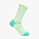 HOKA Clifton 10 Crew Run Sock - גרבי ריצה קליפטון 10 גבוהים בצבע מנטה פלואוריט