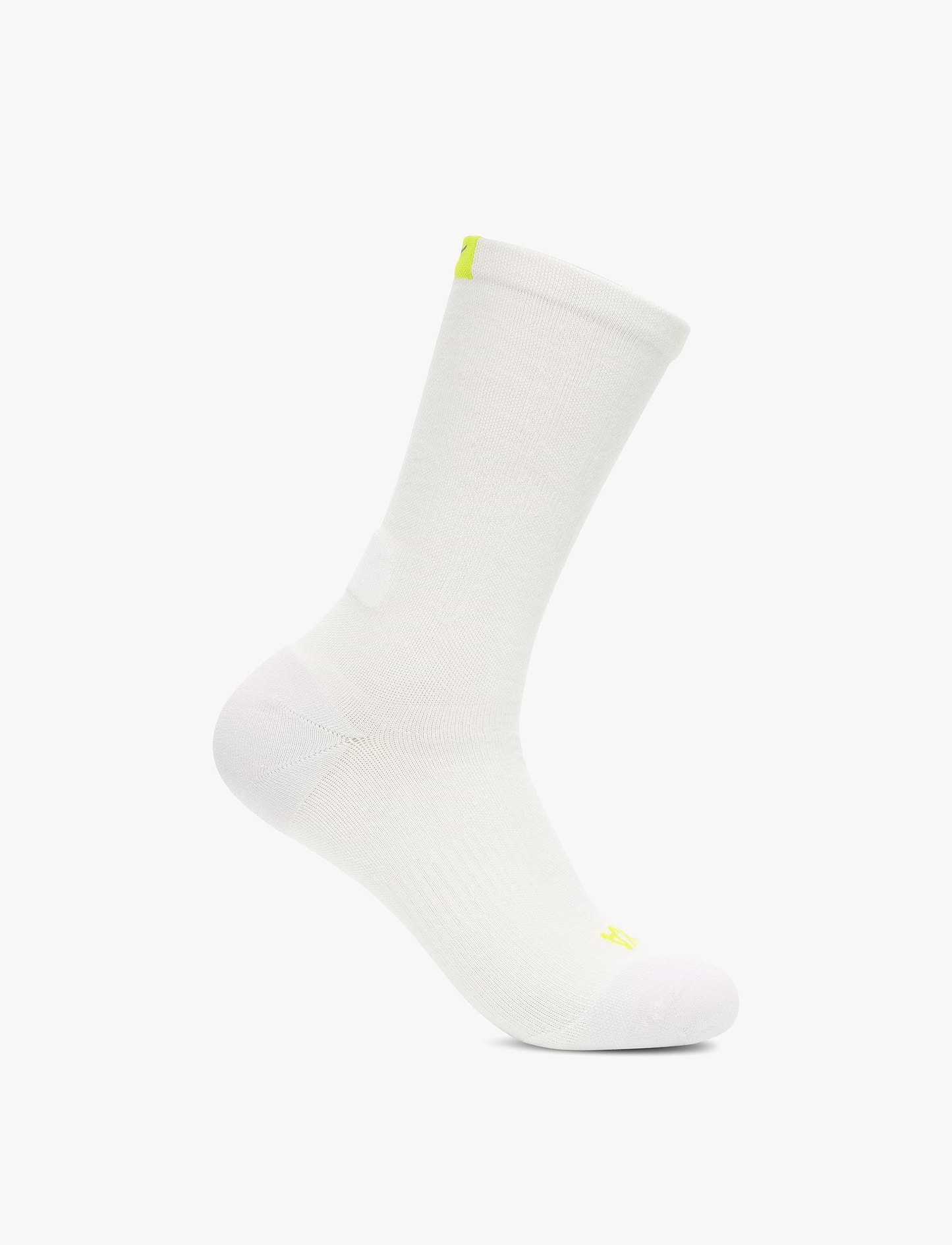 HOKA Clifton 10 Crew Run Sock - גרבי ריצה קליפטון 10 גבוהים בצבע לבן